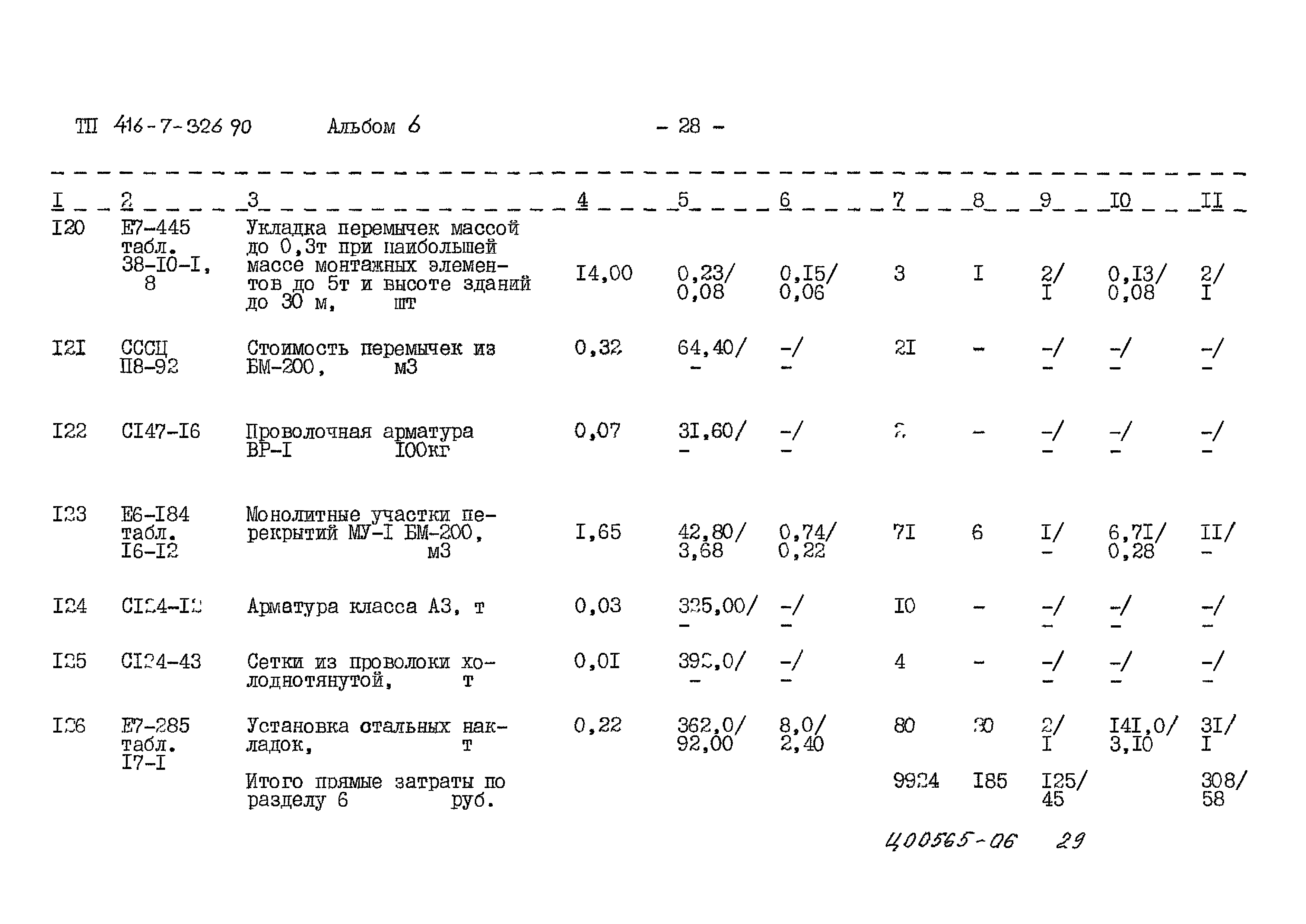 Типовой проект 416-7-326.90
