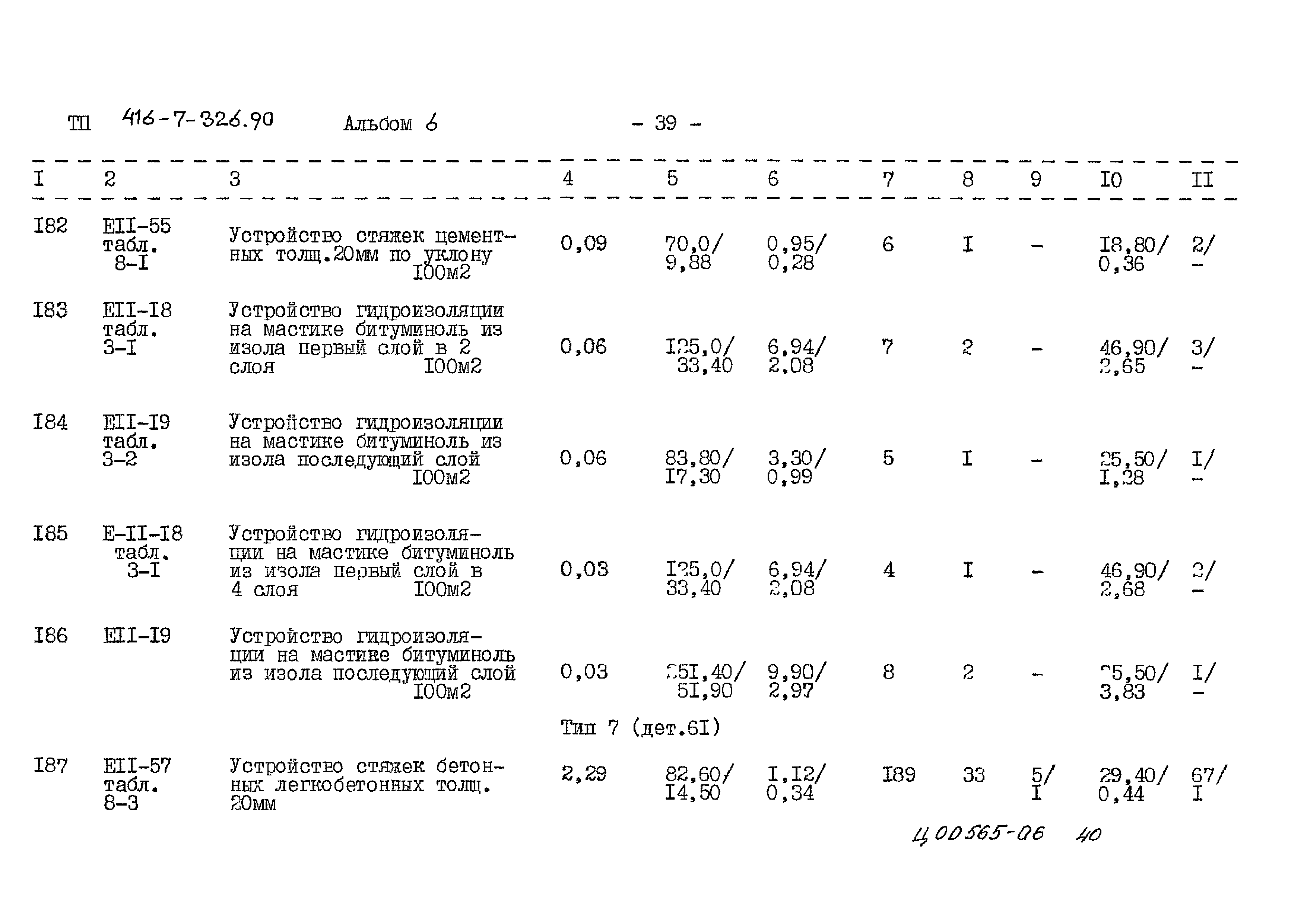 Типовой проект 416-7-326.90