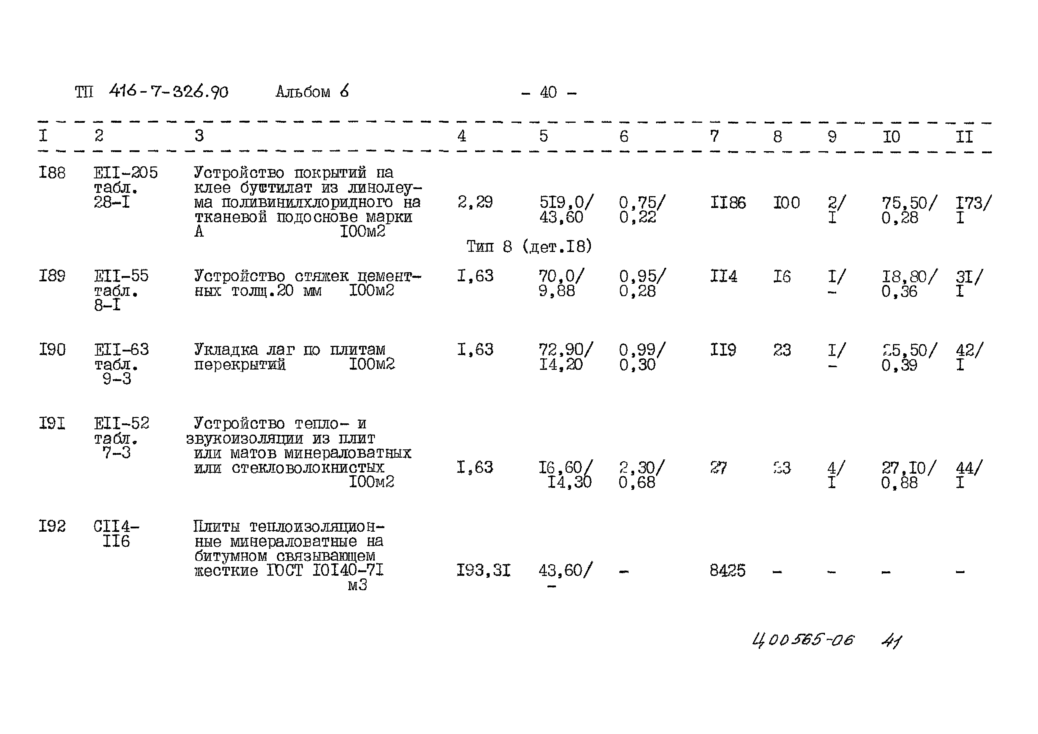 Типовой проект 416-7-326.90