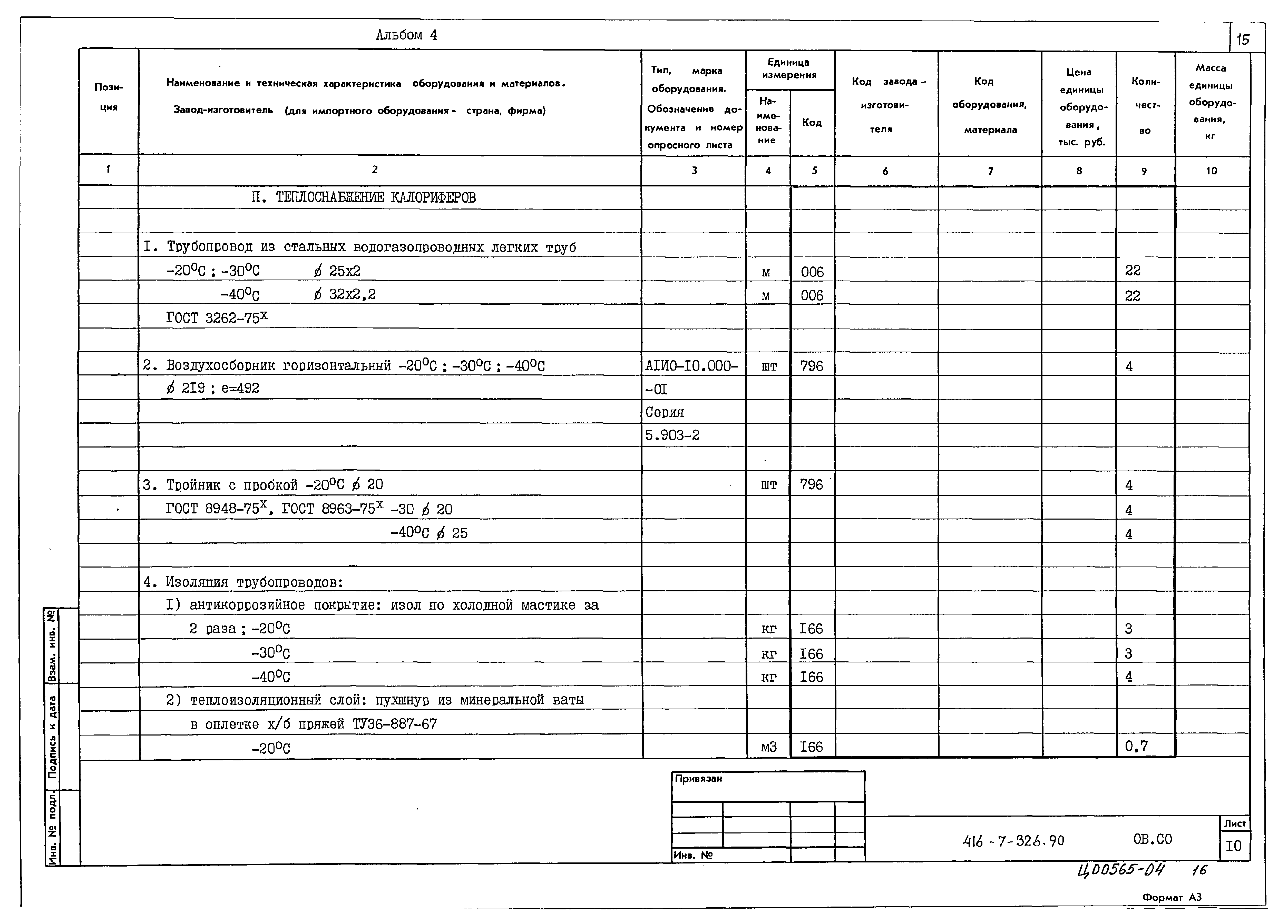 Типовой проект 416-7-326.90