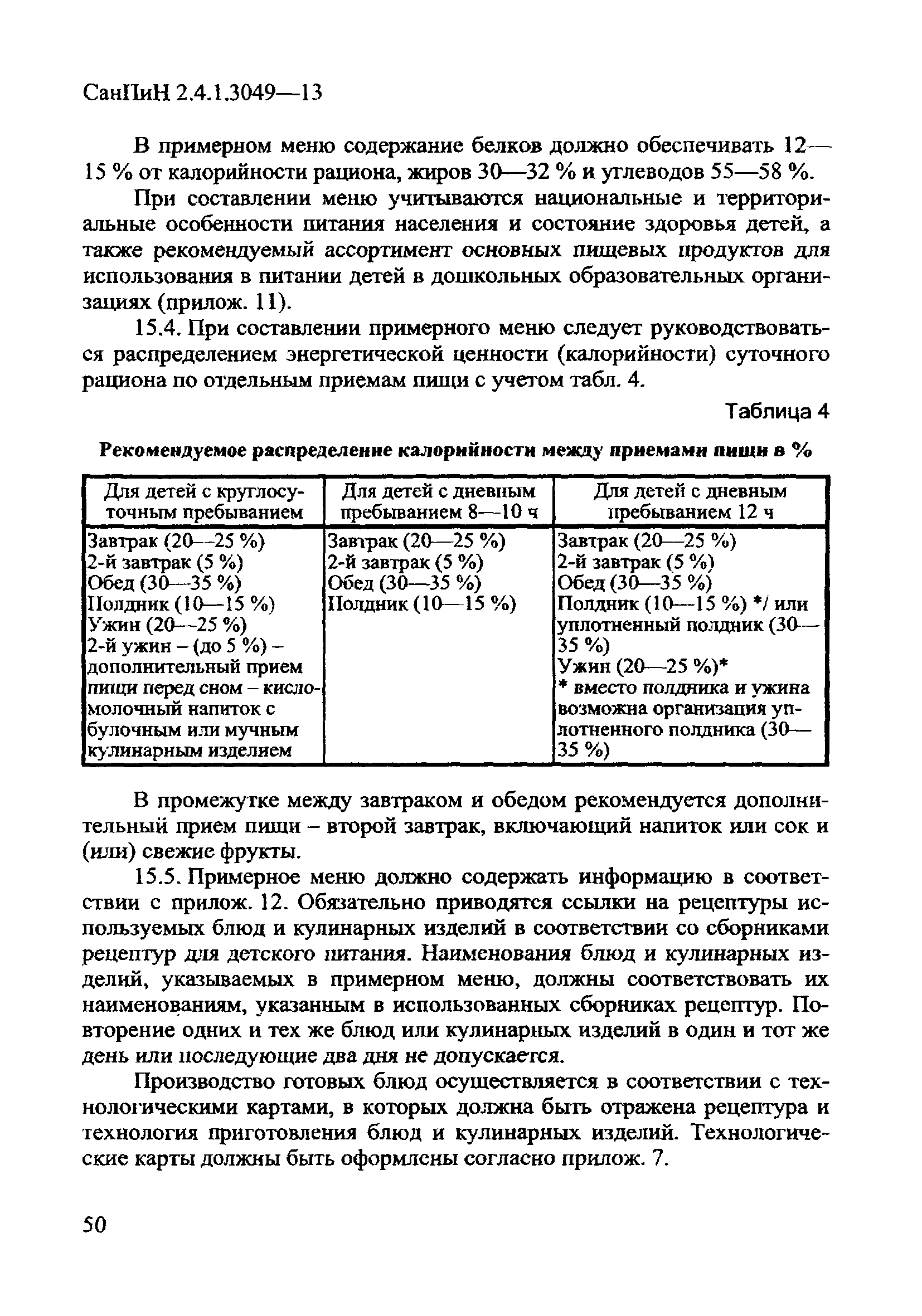 Все о питании в детском саду