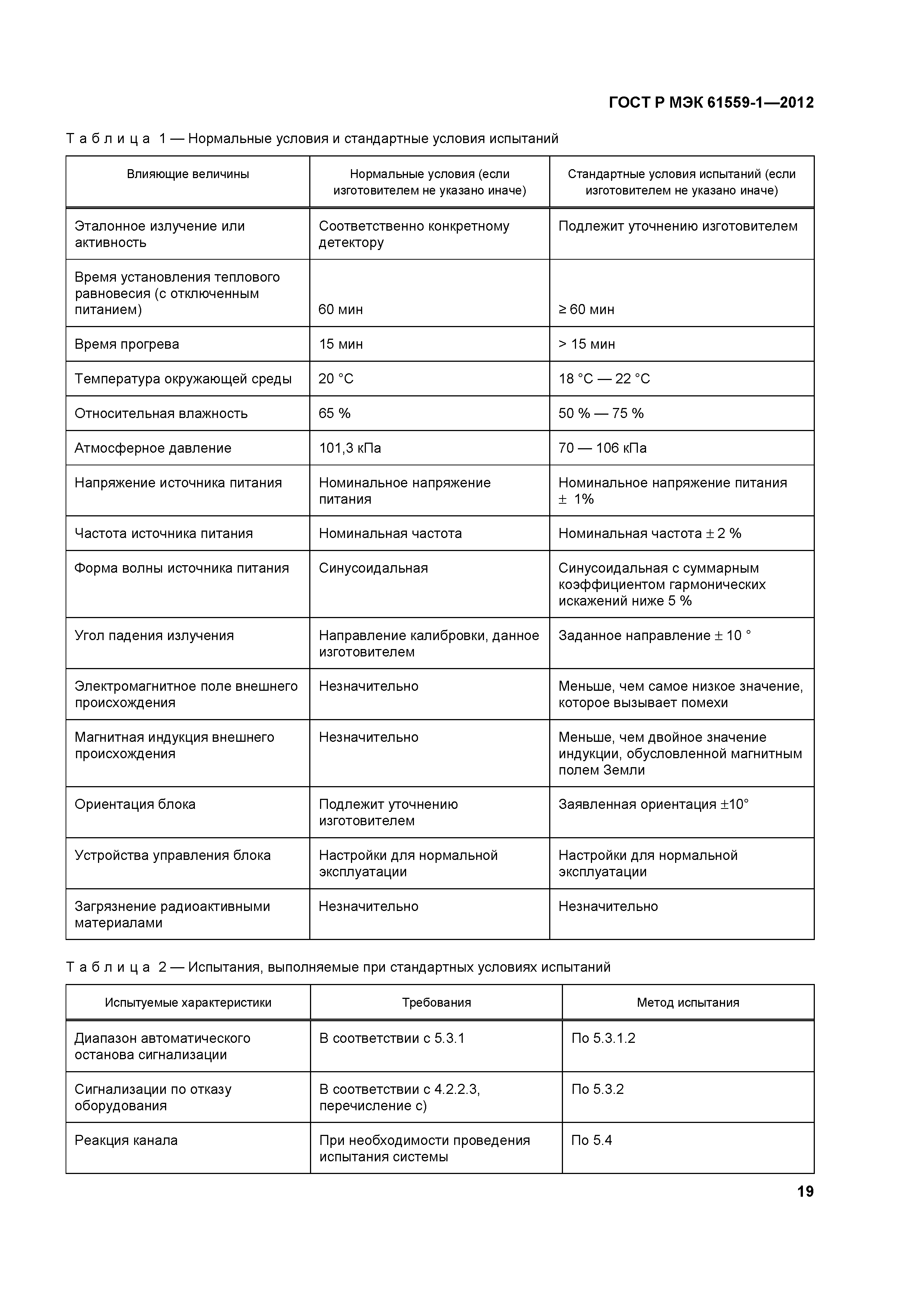 ГОСТ Р МЭК 61559-1-2012