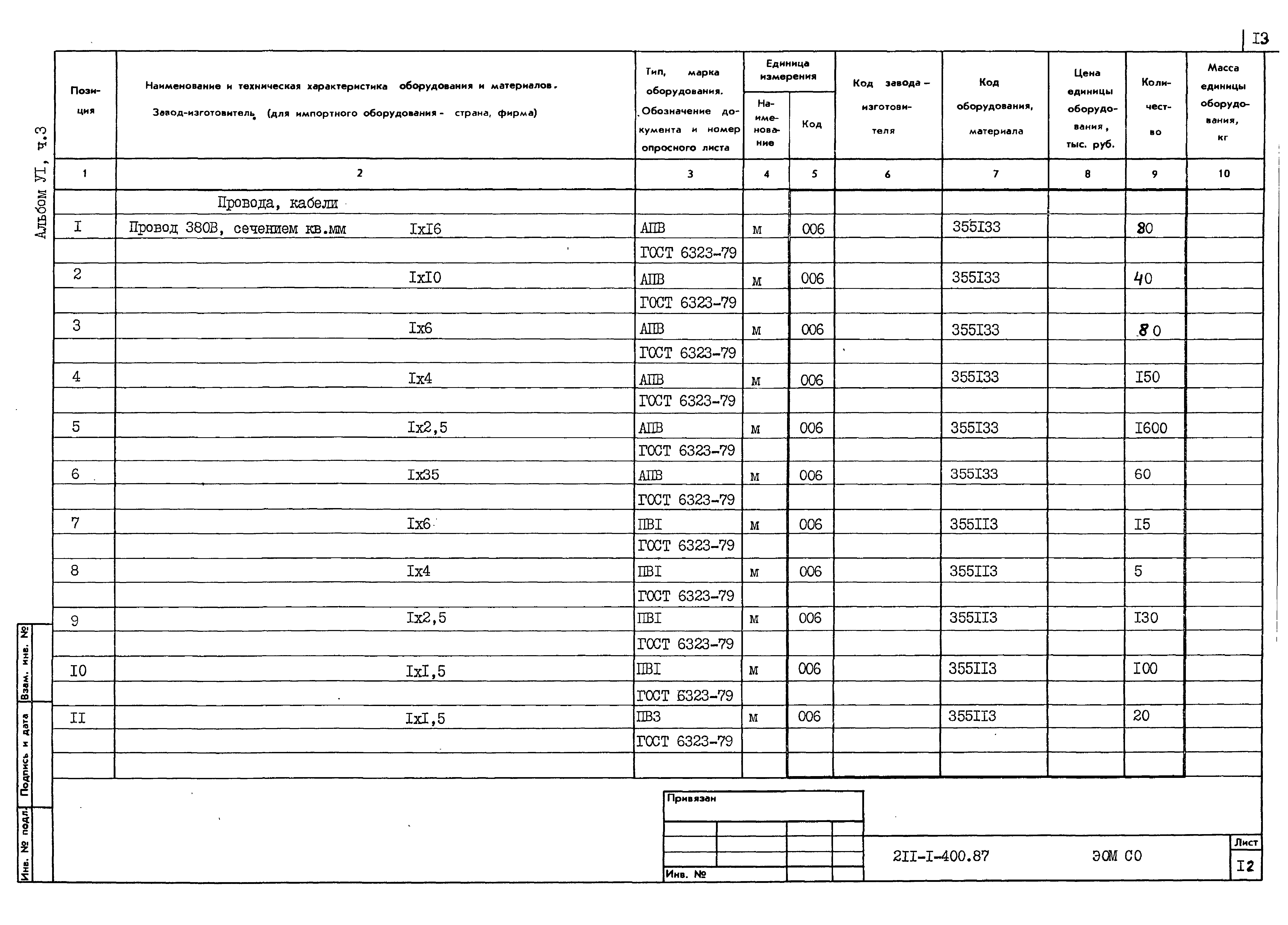 Типовой проект 211-1-400.87