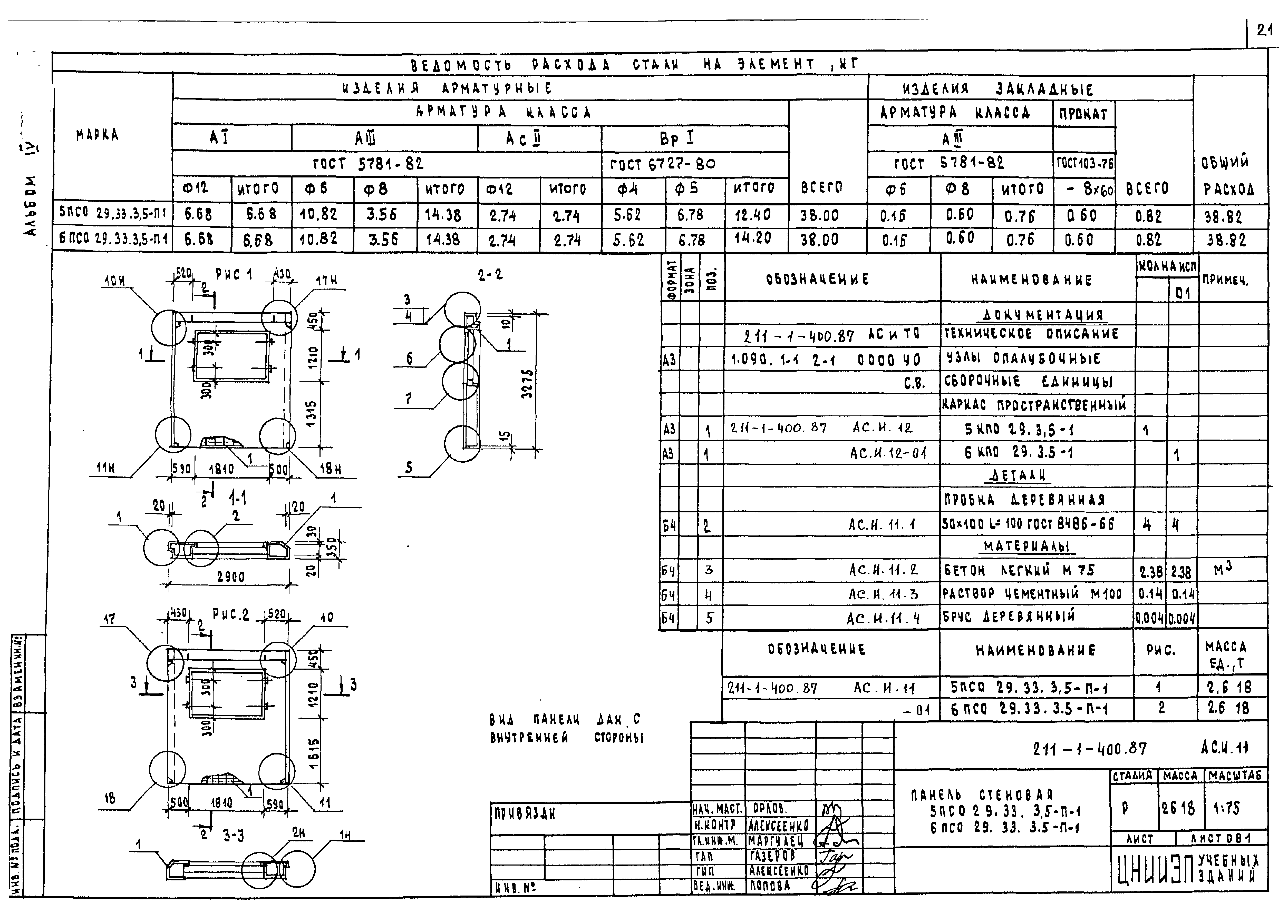 Типовой проект 211-1-400.87