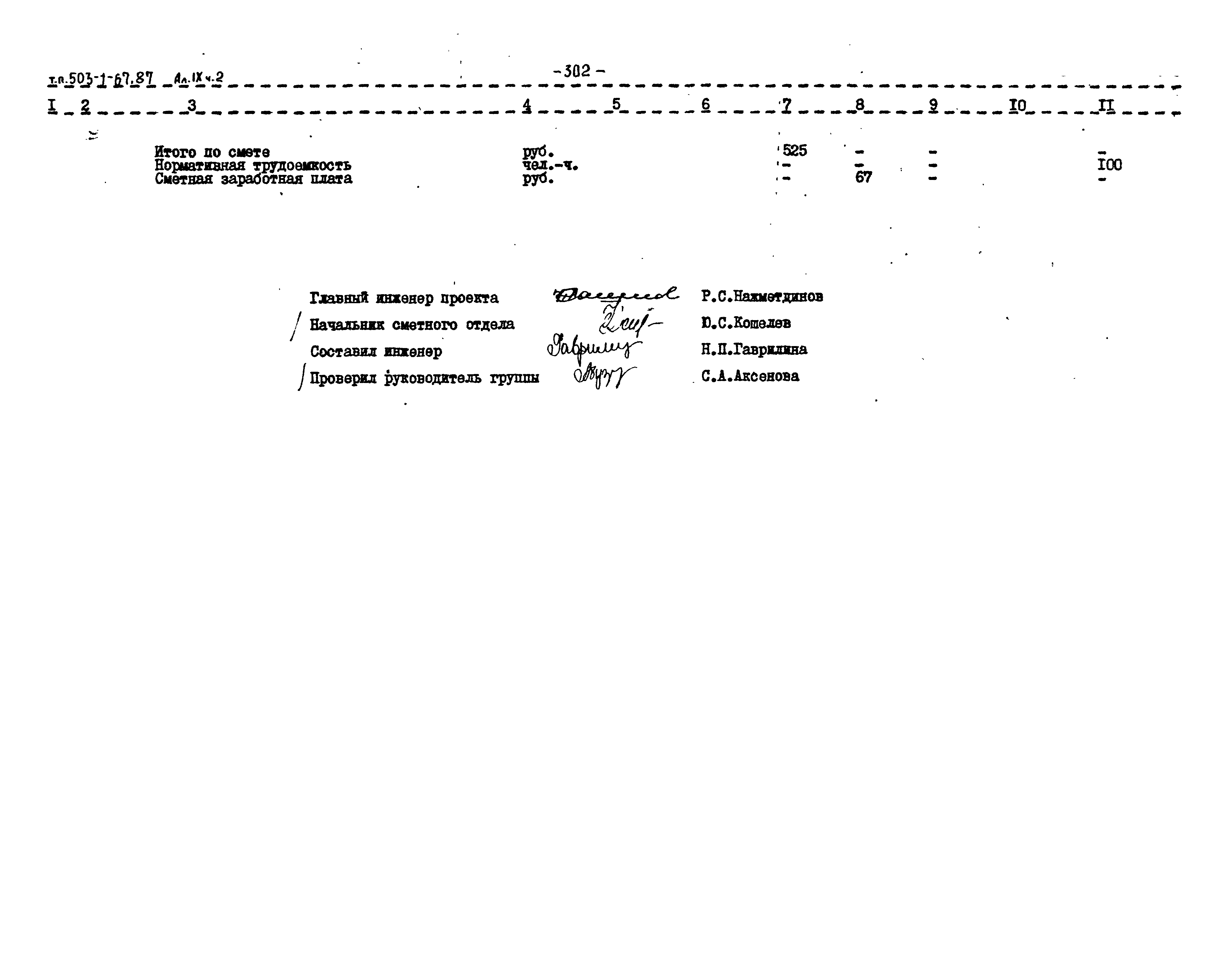 Типовой проект 503-1-67.87