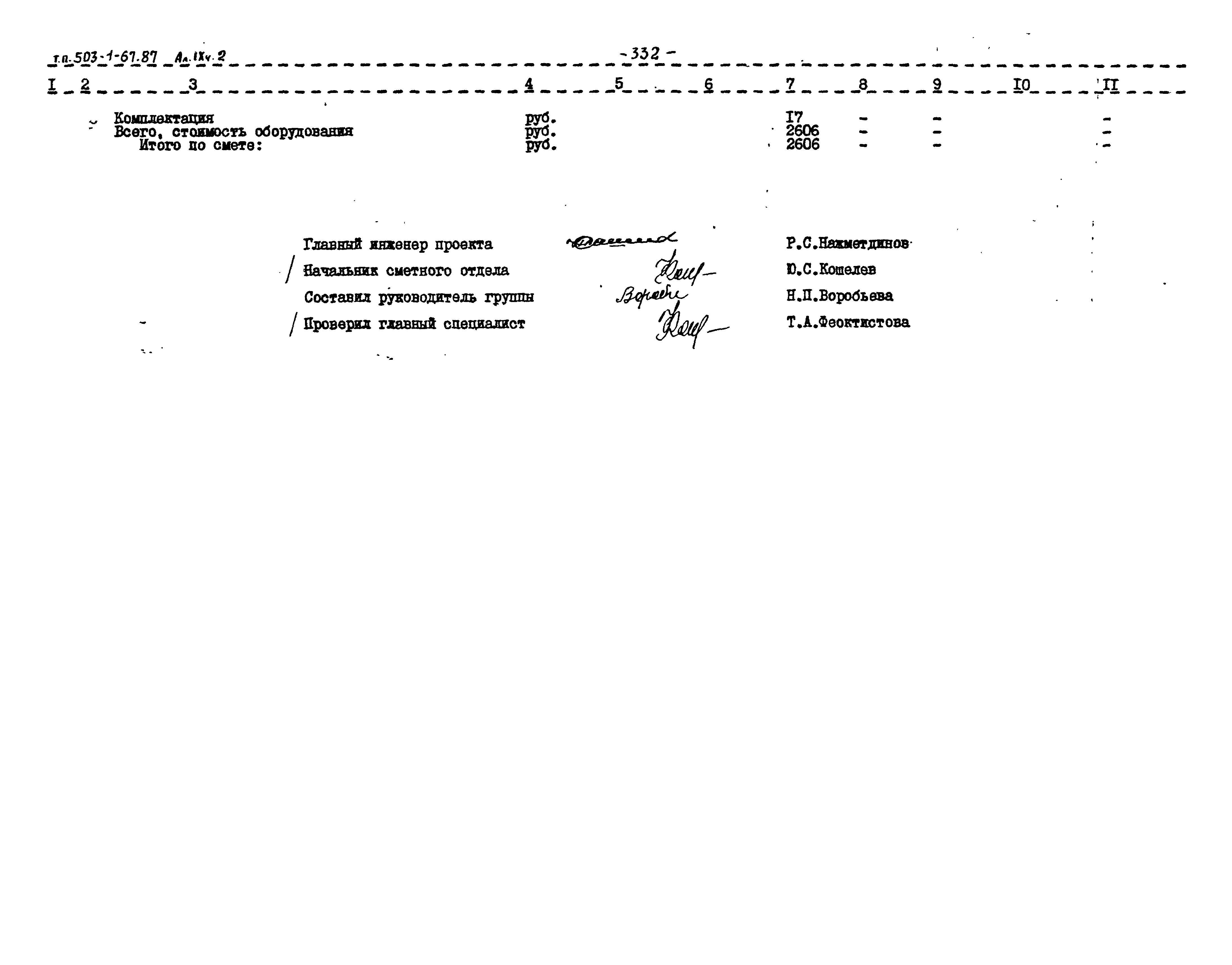 Типовой проект 503-1-67.87
