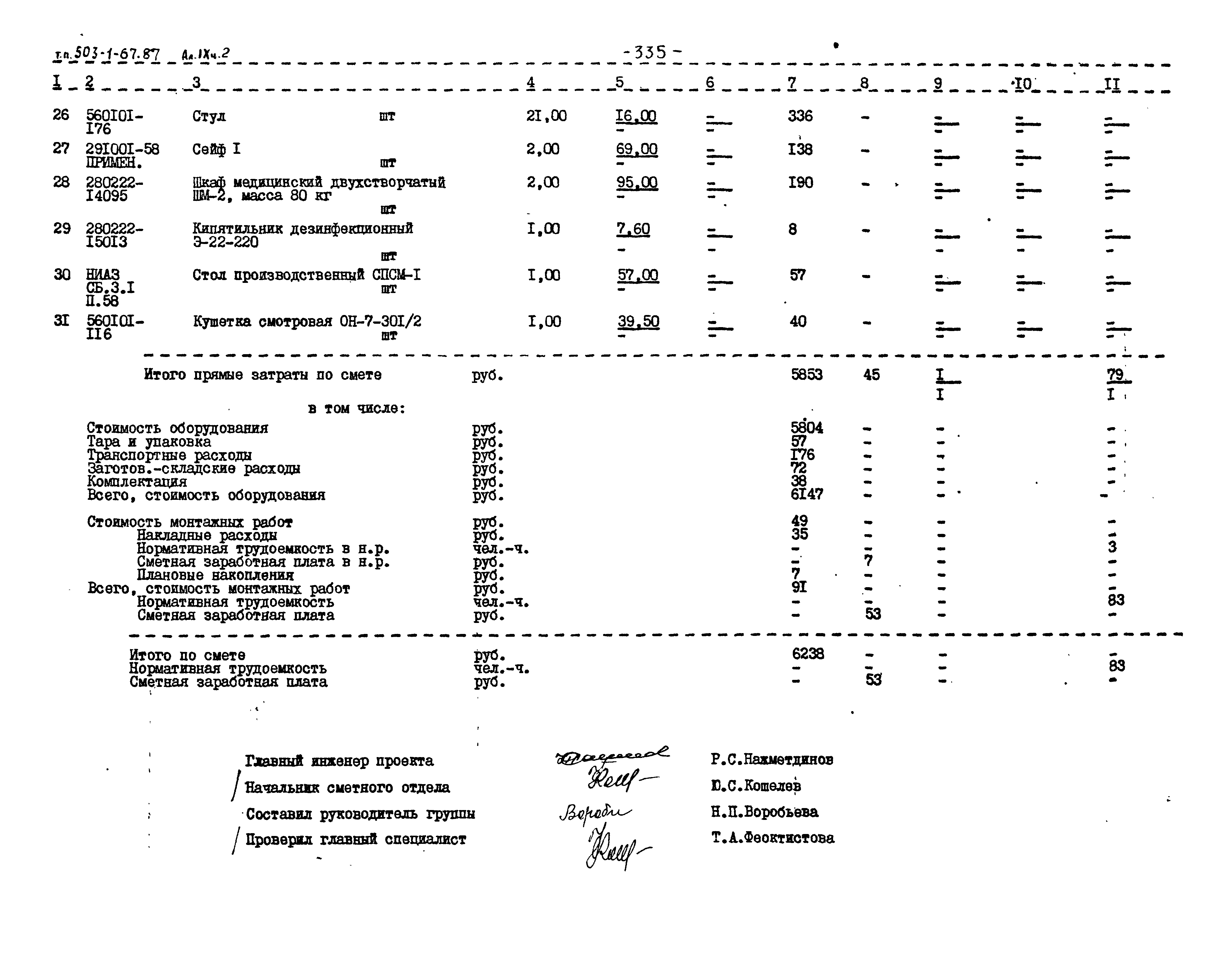 Типовой проект 503-1-67.87