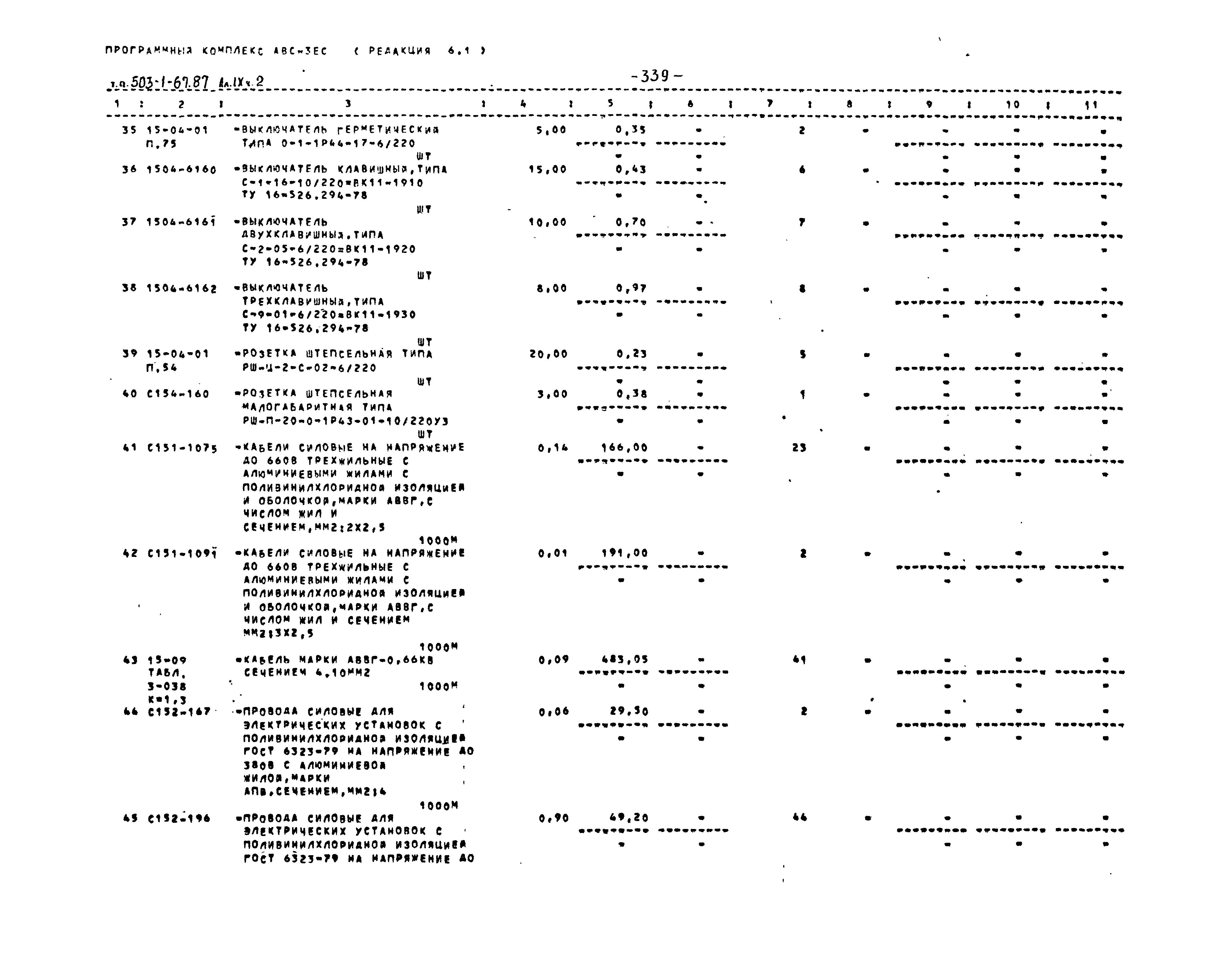 Типовой проект 503-1-67.87