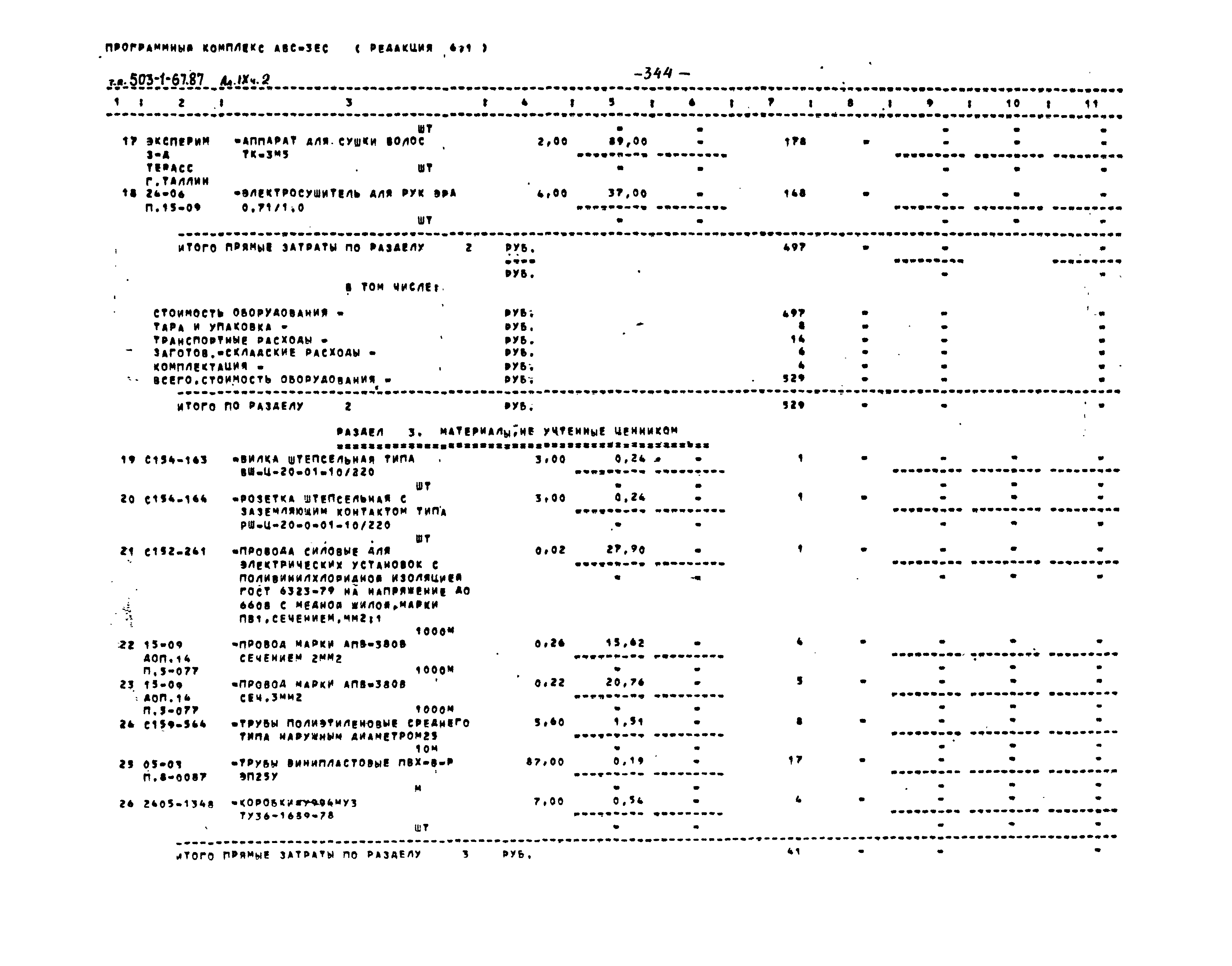 Типовой проект 503-1-67.87