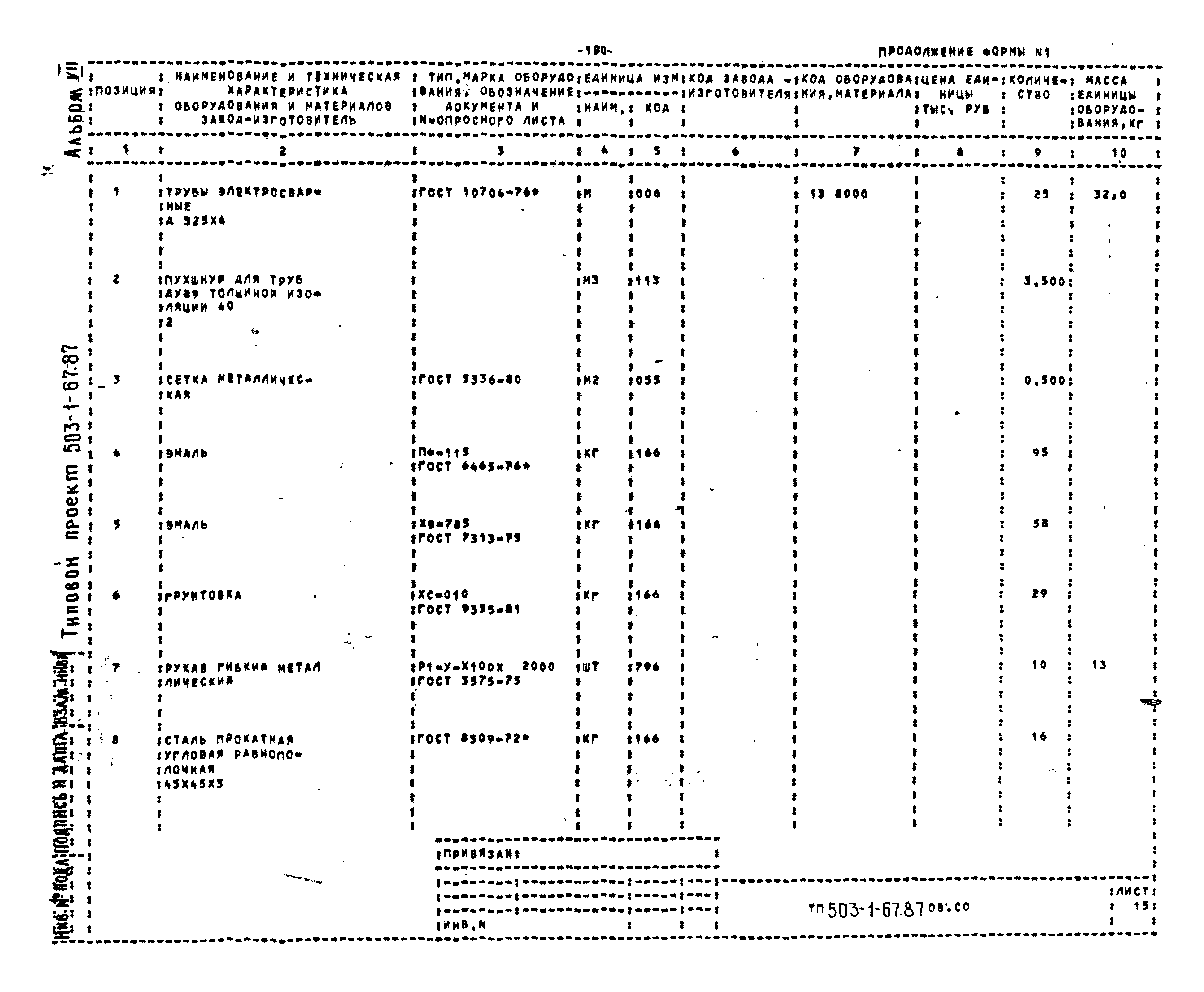 Типовой проект 503-1-67.87