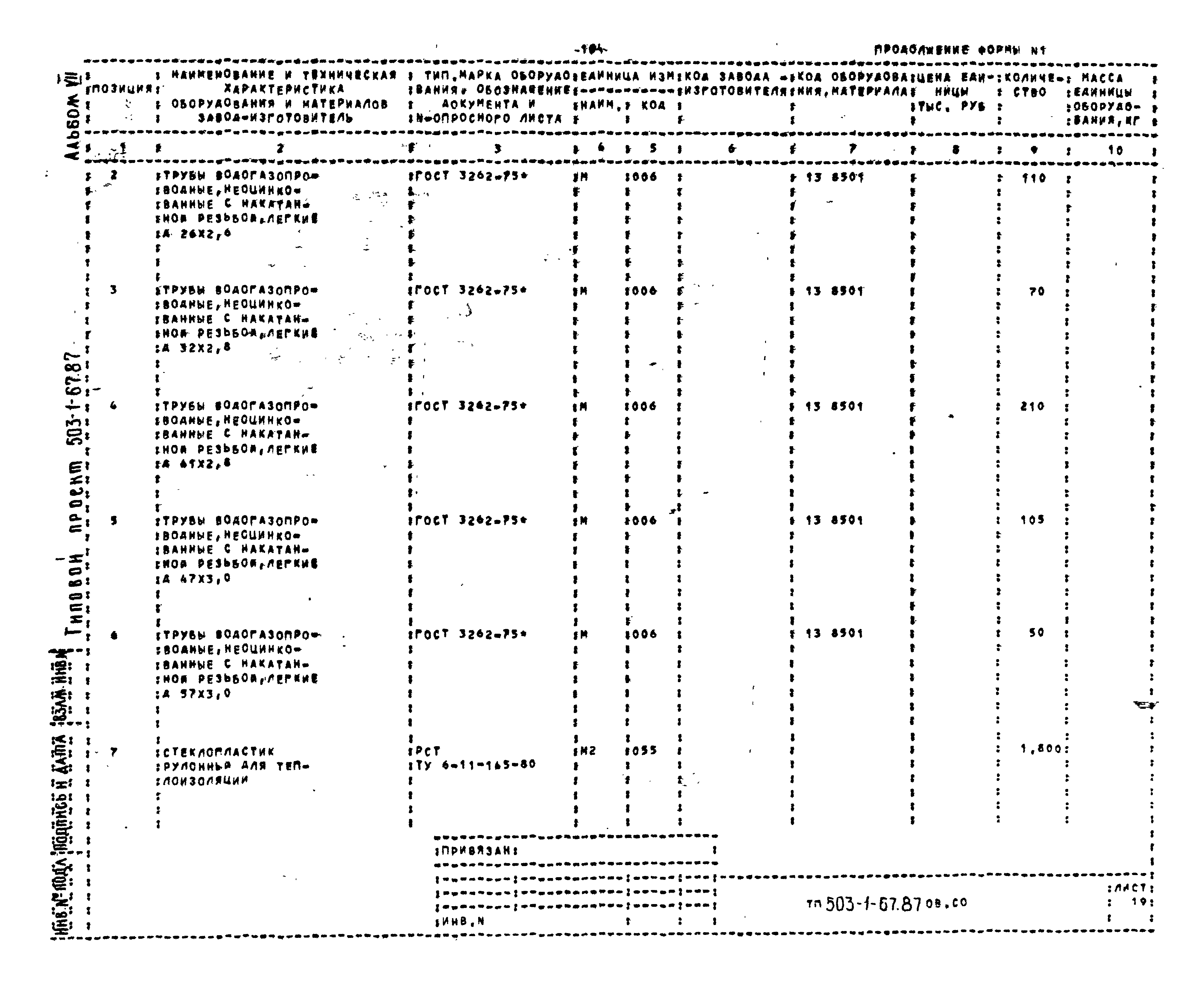 Типовой проект 503-1-67.87