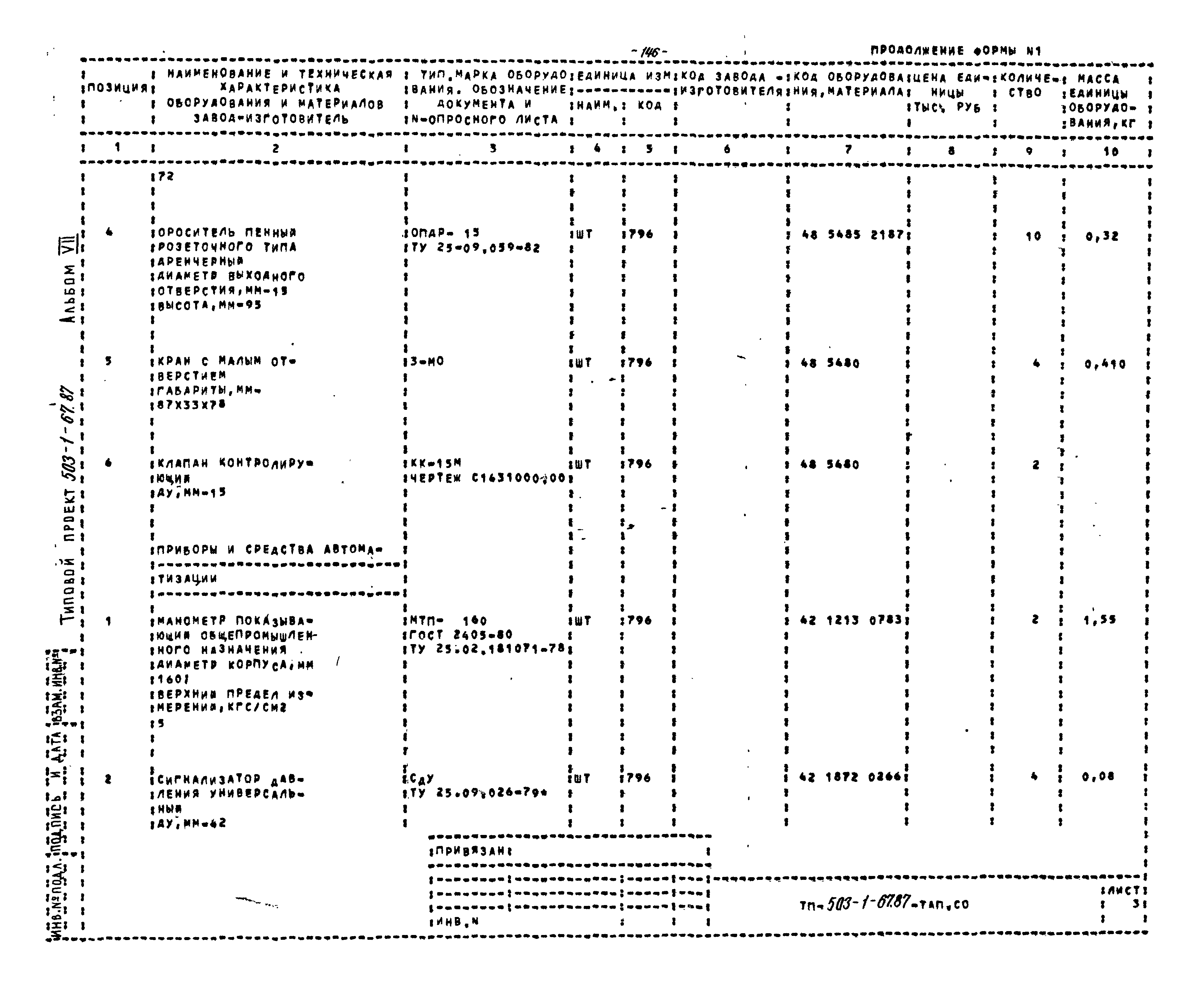 Типовой проект 503-1-67.87