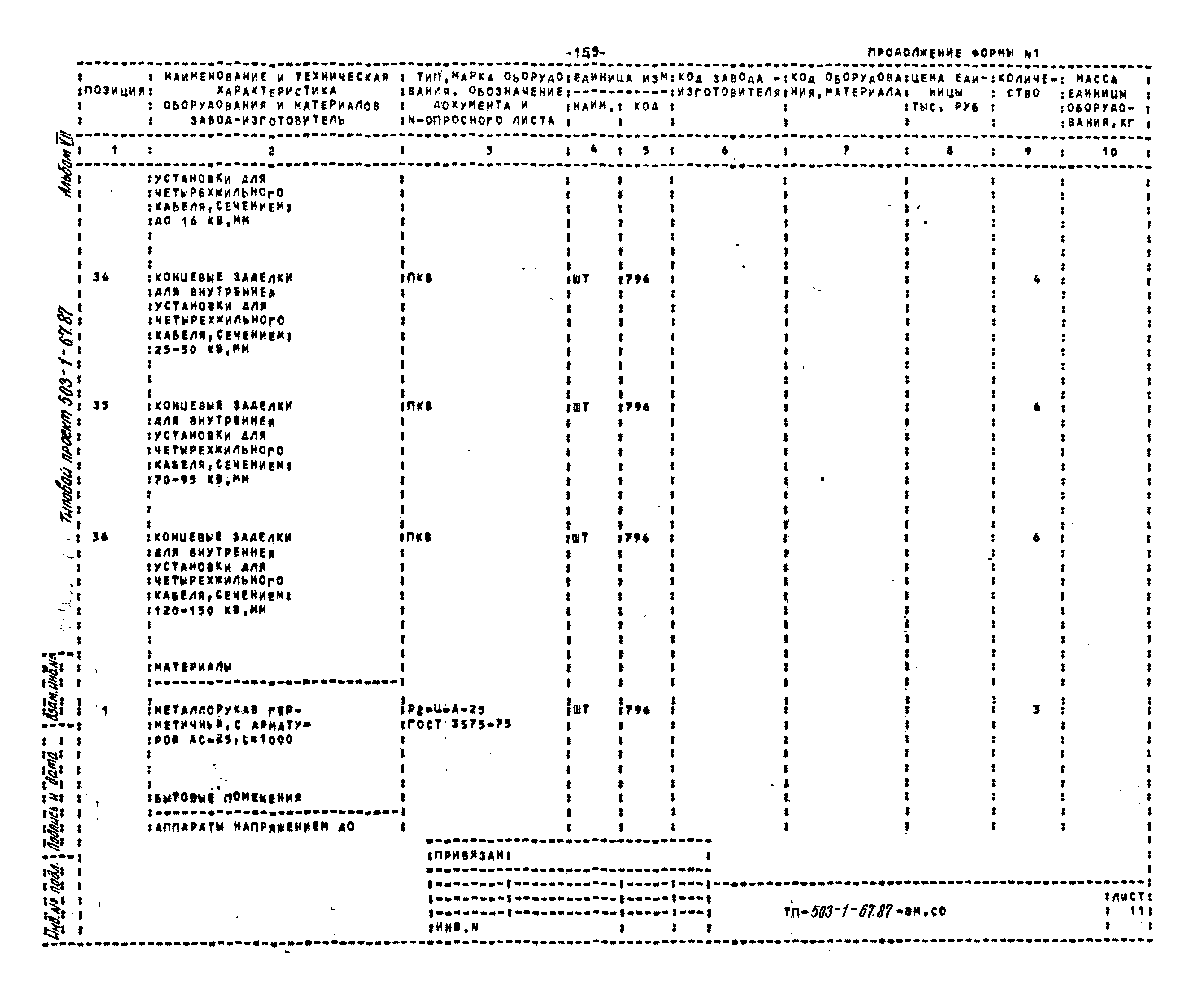 Типовой проект 503-1-67.87