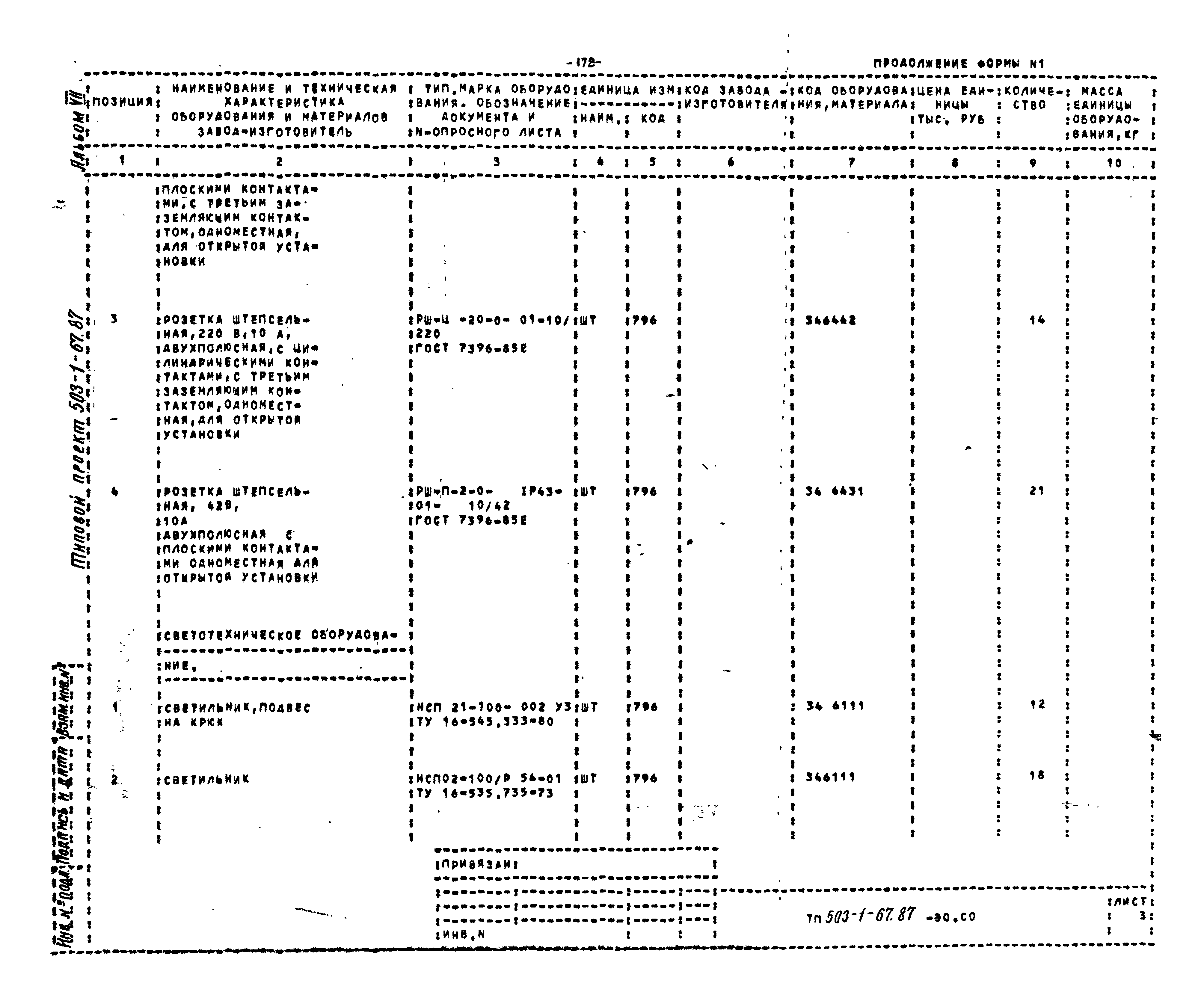 Типовой проект 503-1-67.87