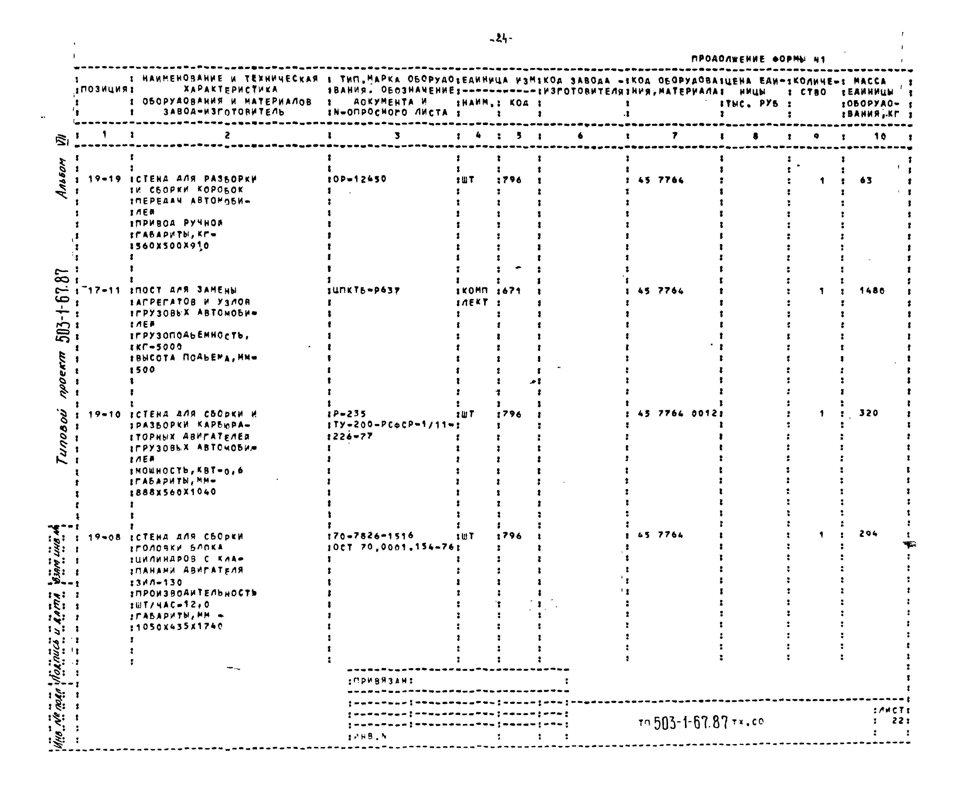 Типовой проект 503-1-67.87
