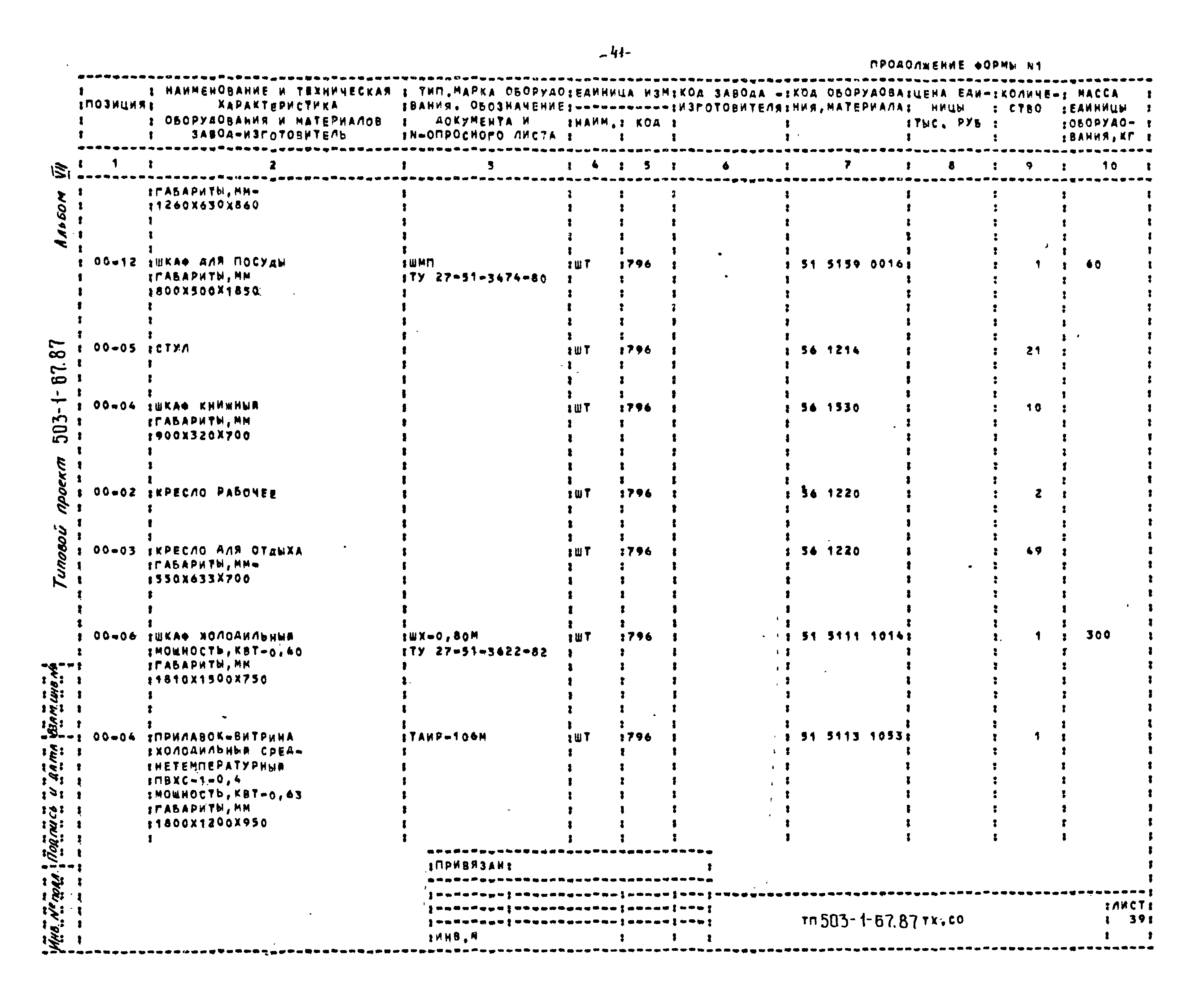 Типовой проект 503-1-67.87