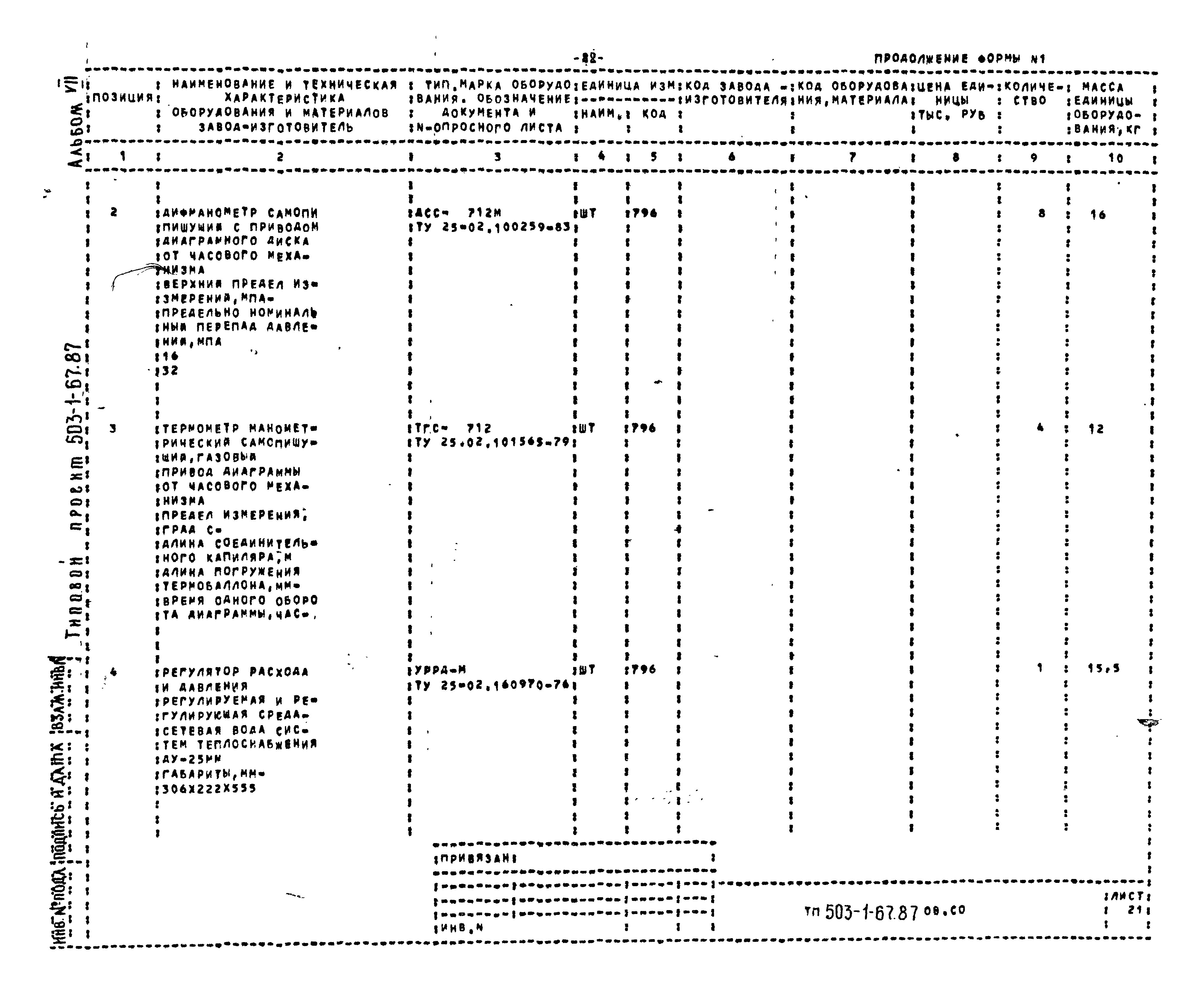Типовой проект 503-1-67.87