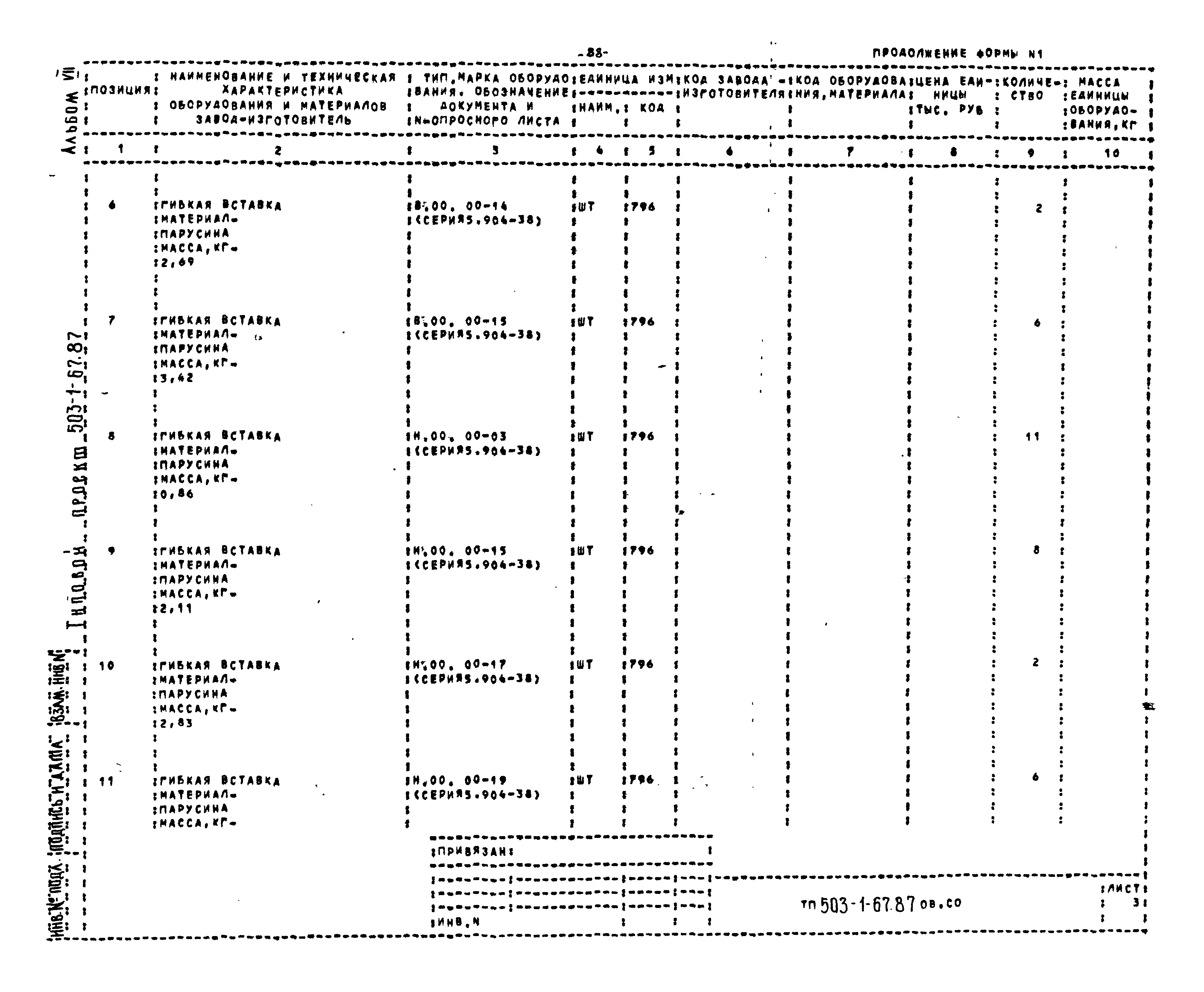 Типовой проект 503-1-67.87