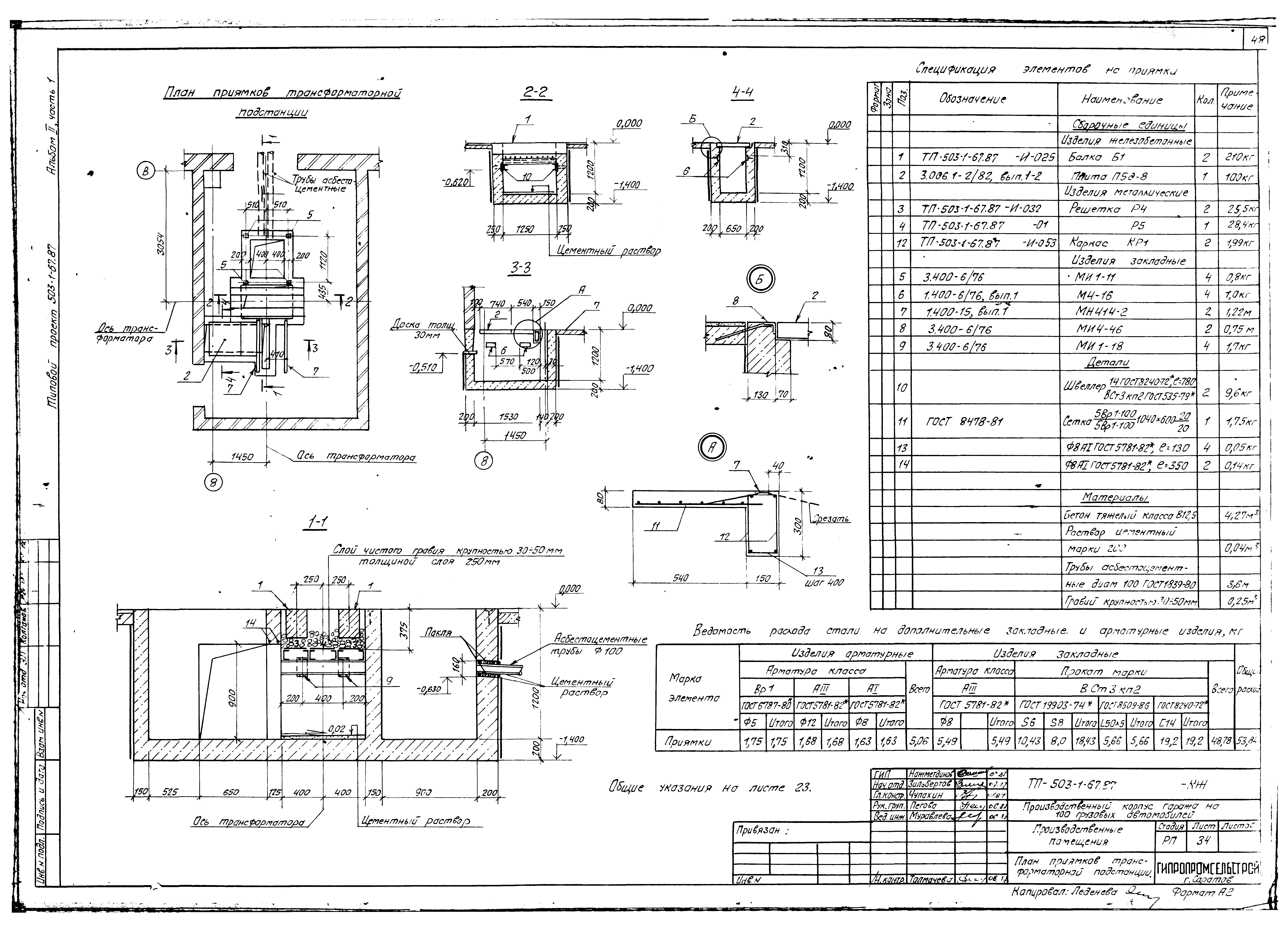 Типовой проект 503-1-67.87