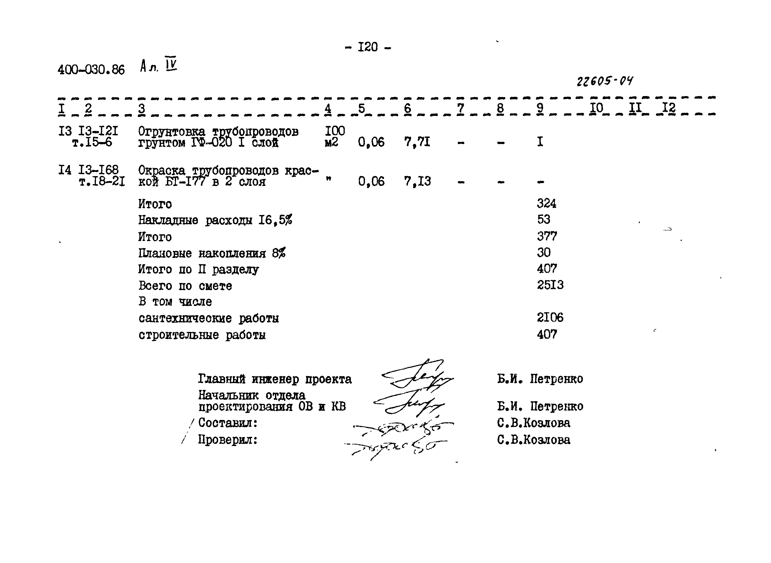 Типовые проектные решения 400-030.86