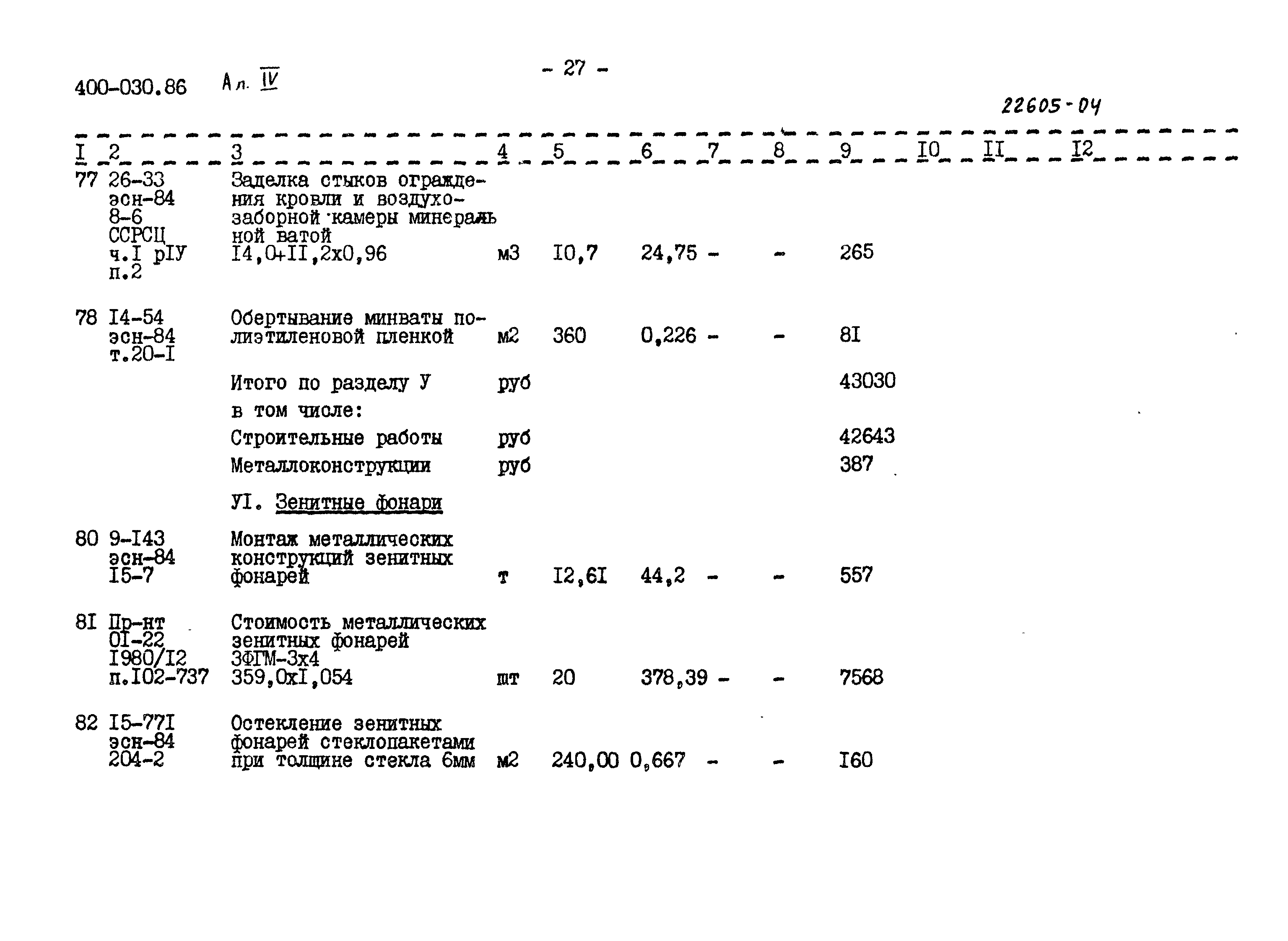 Типовые проектные решения 400-030.86