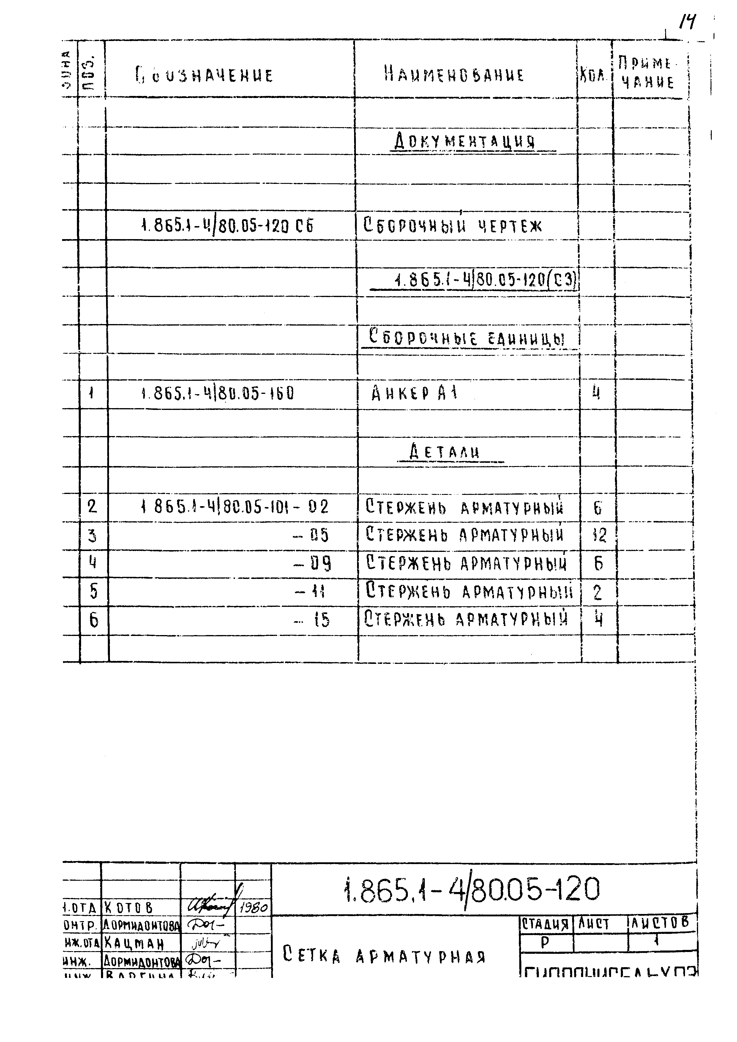 Серия 1.865.1-4/80