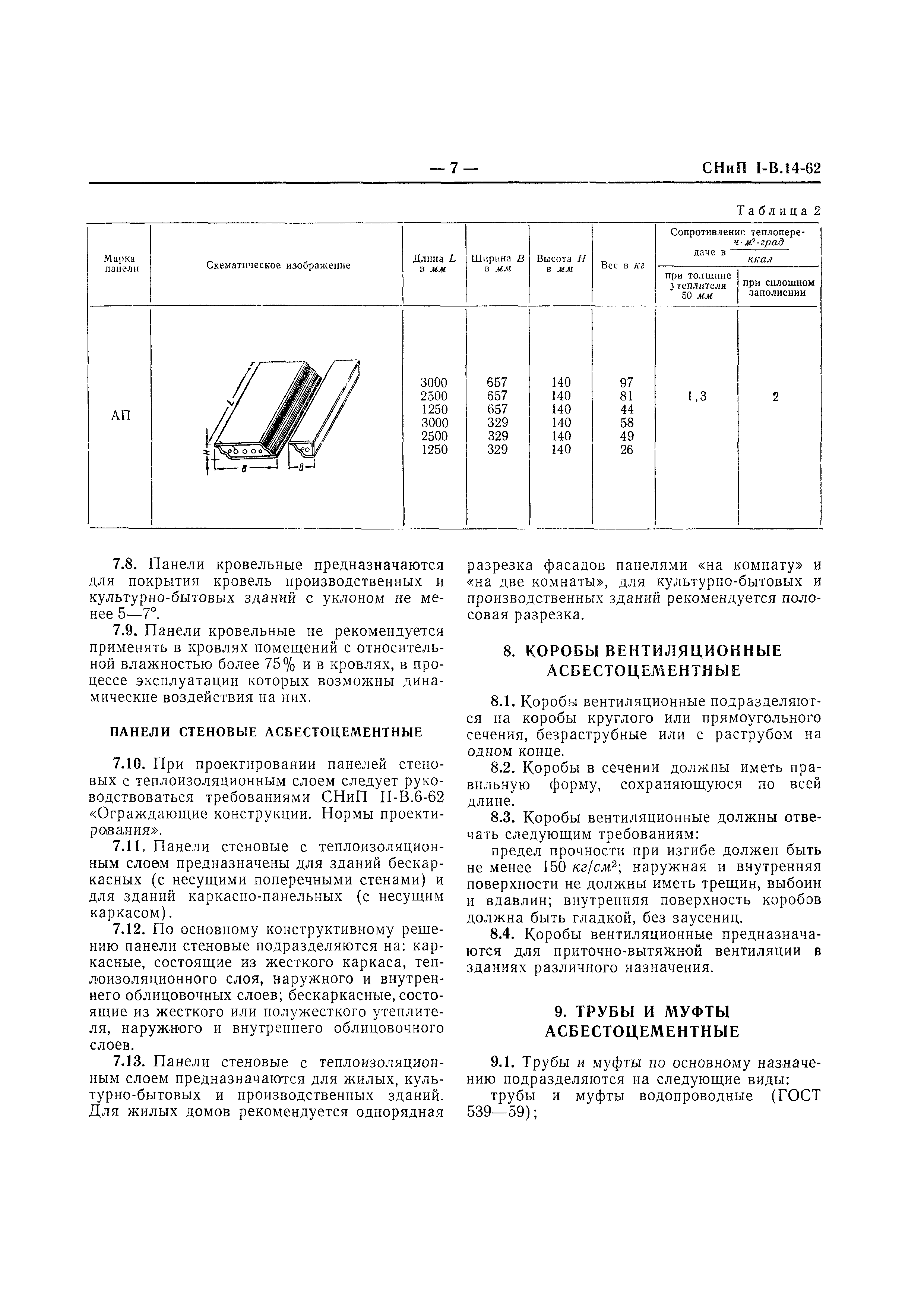 СНиП I-В.14-62