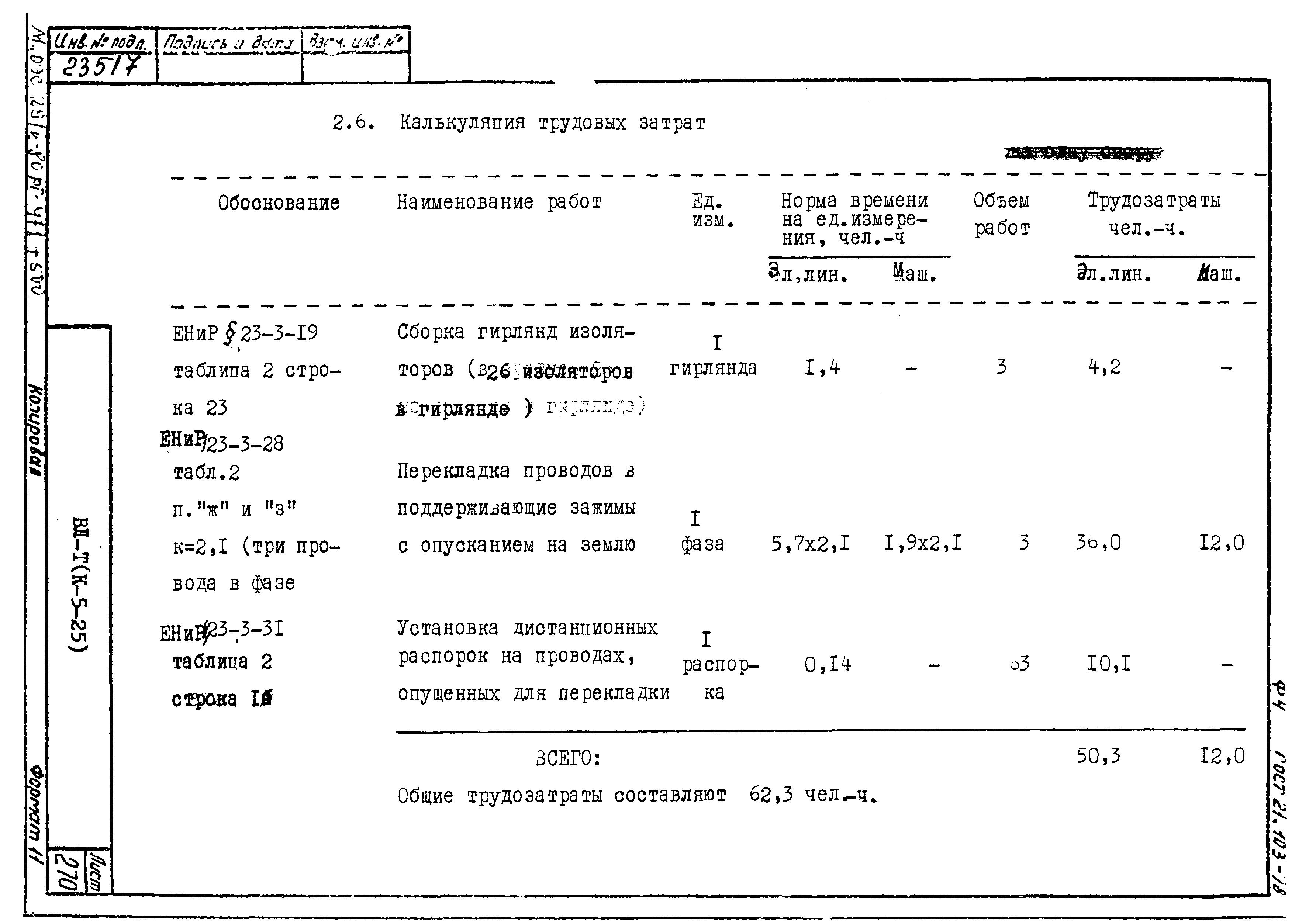 Технологическая карта К-5-25-26