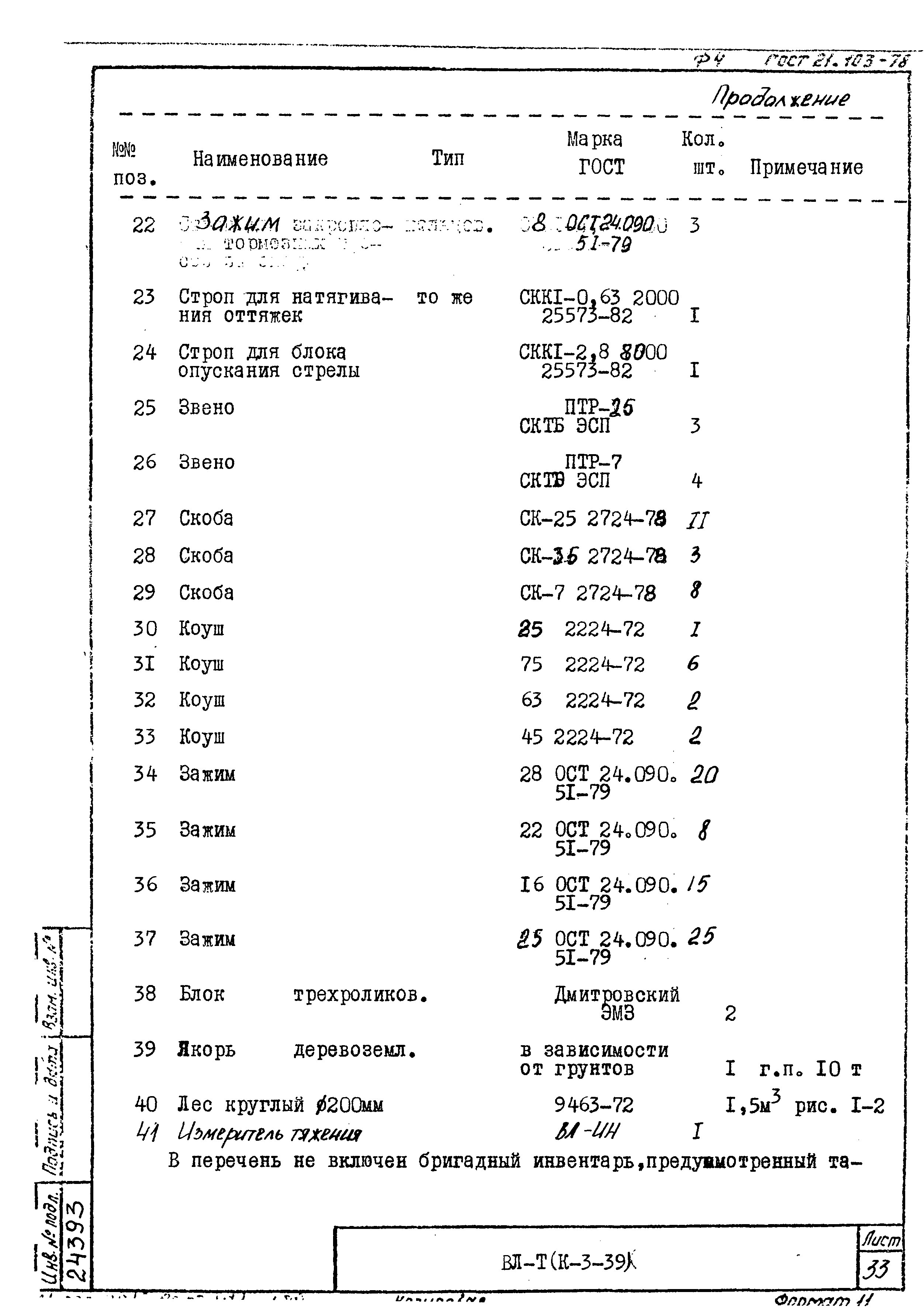 Технологические карты К-3-39-2