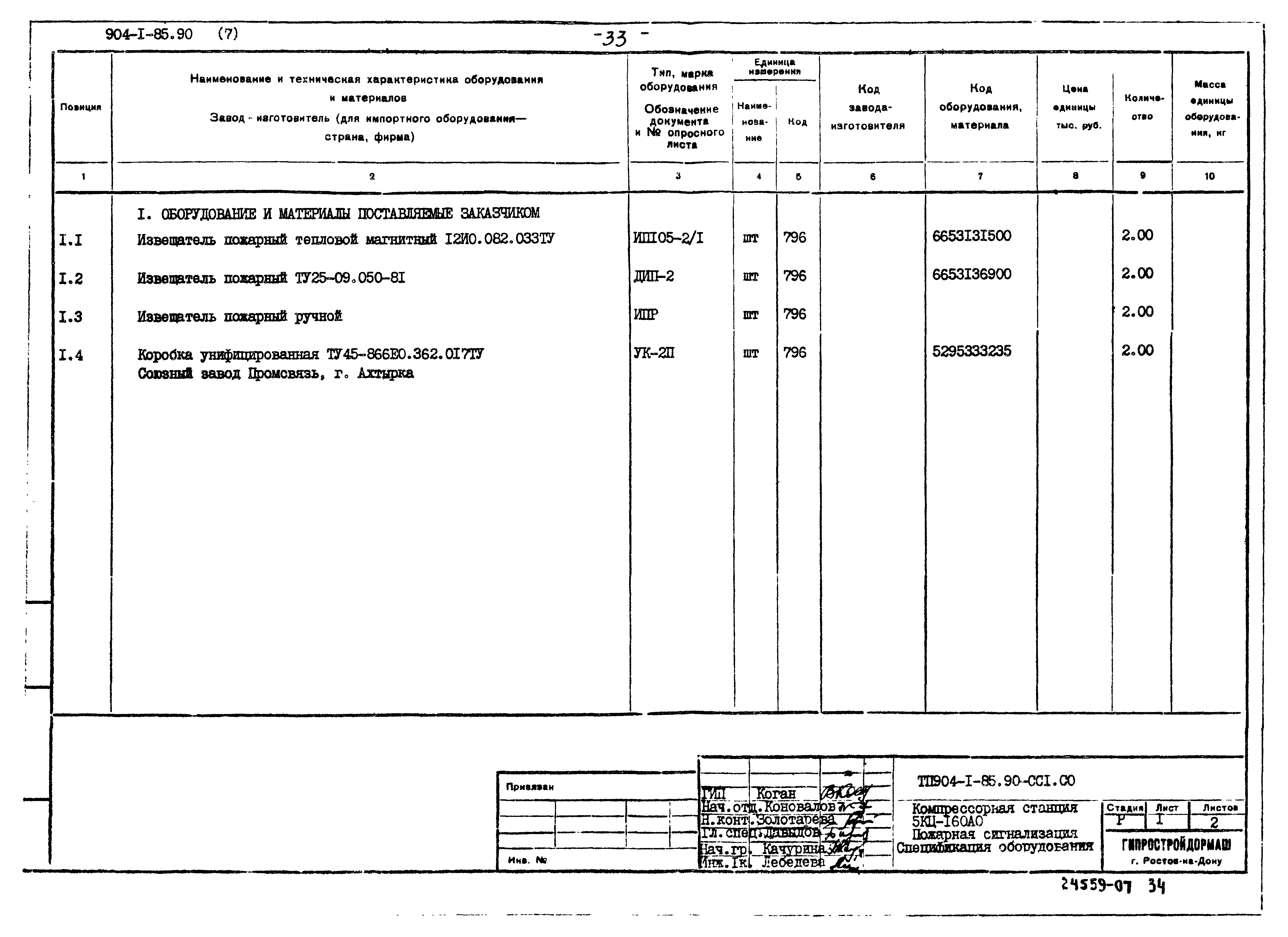 Типовой проект 904-1-85.90