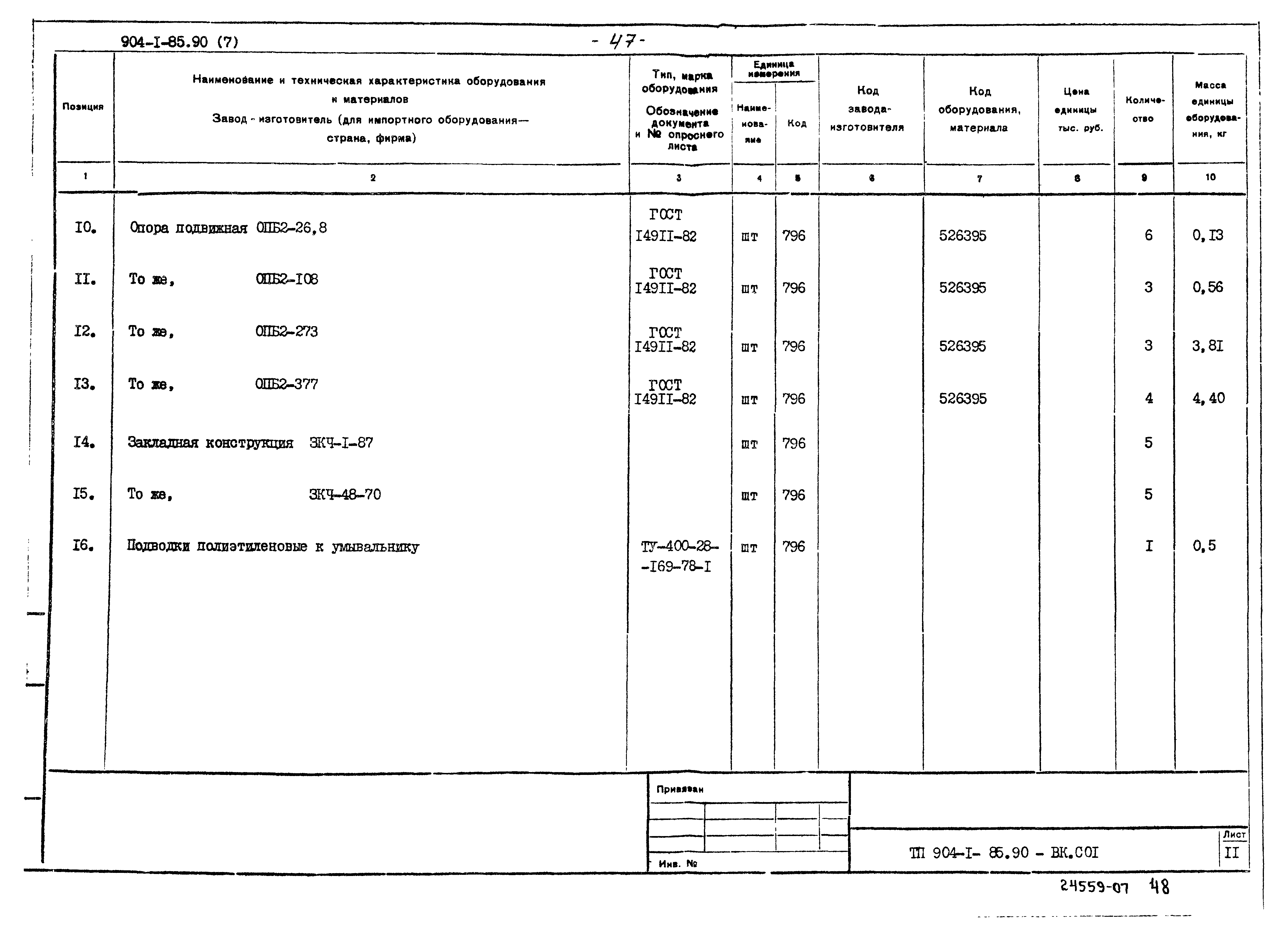 Типовой проект 904-1-85.90