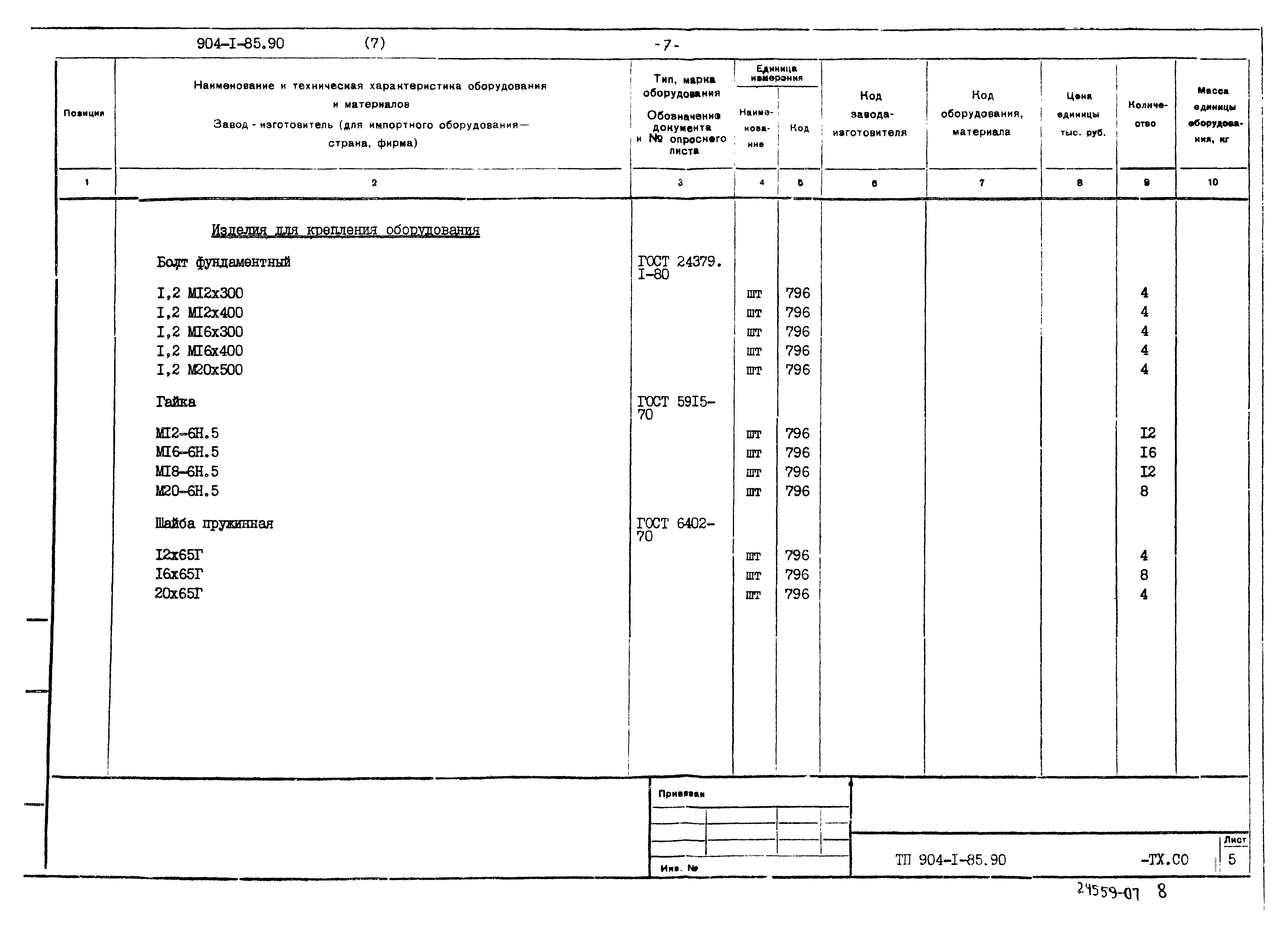 Типовой проект 904-1-85.90