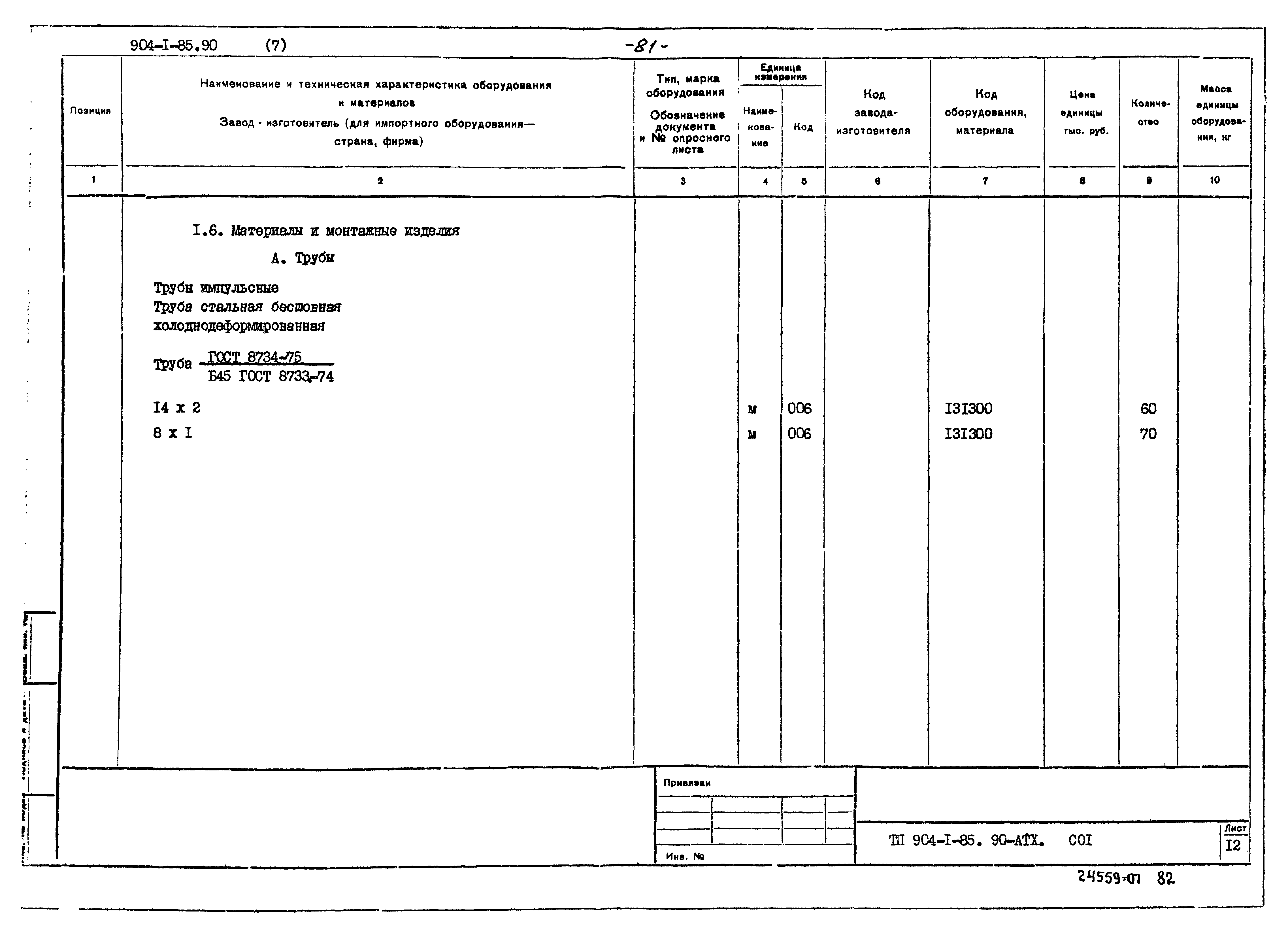 Типовой проект 904-1-85.90