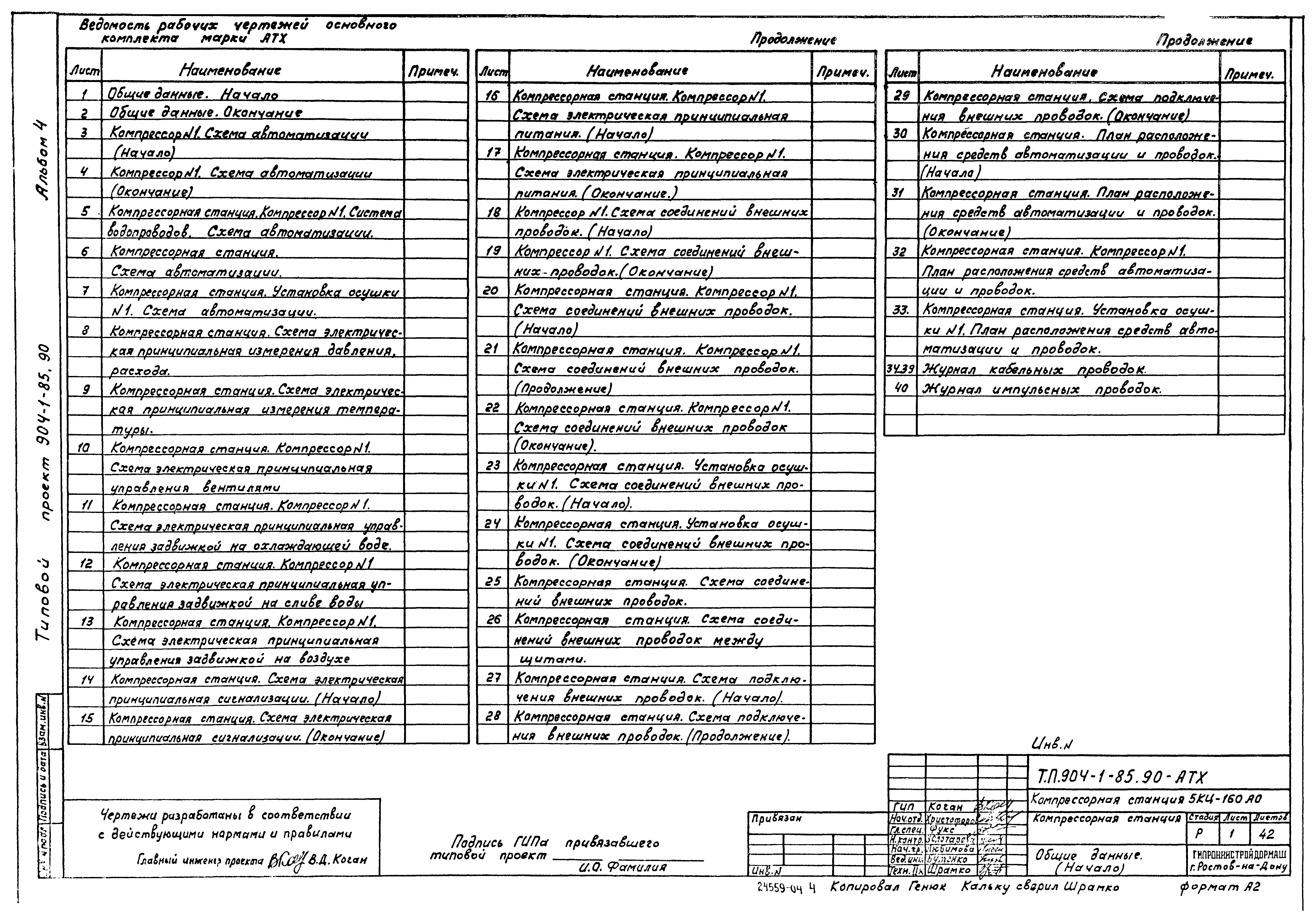 Типовой проект 904-1-85.90