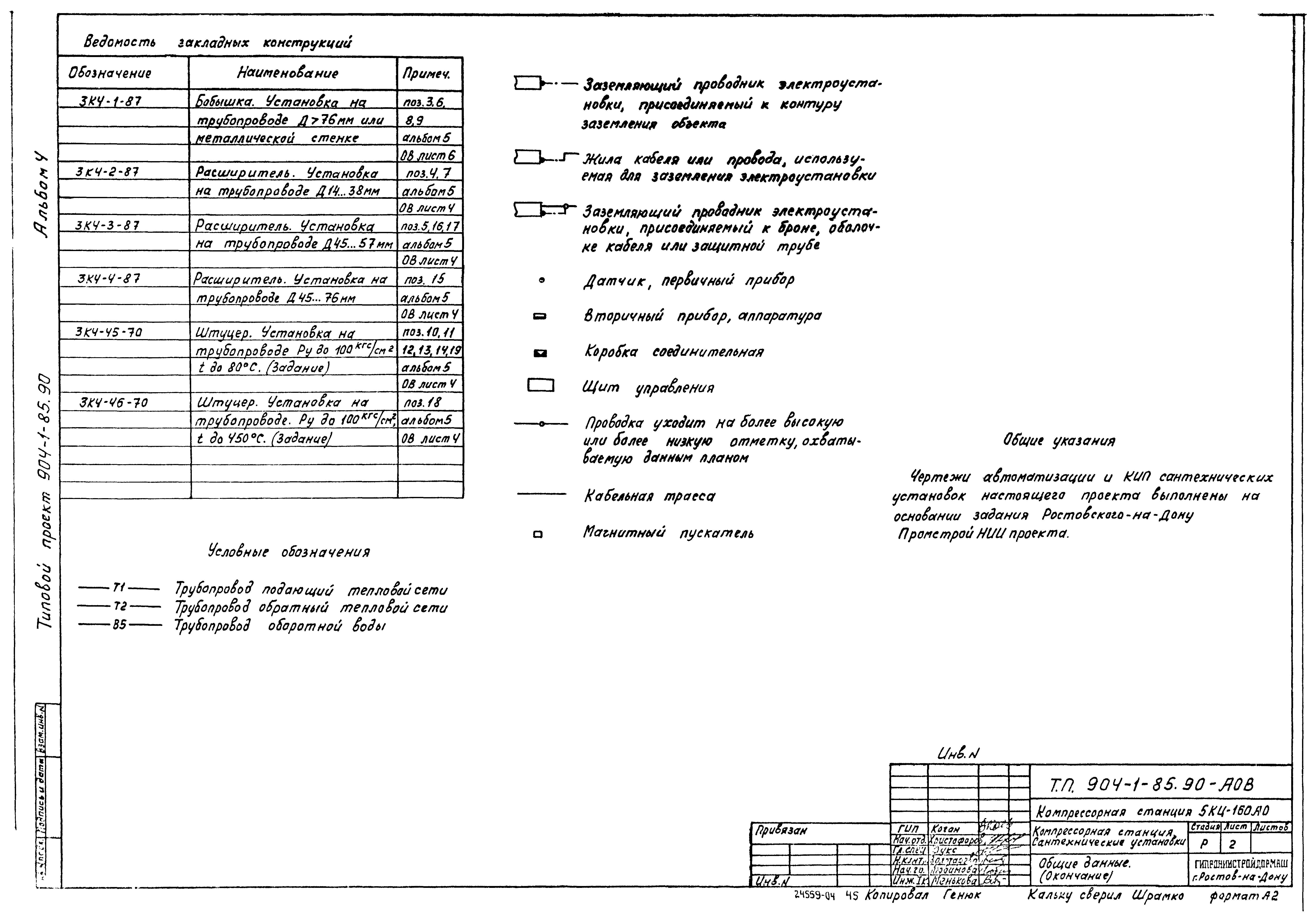 Типовой проект 904-1-85.90