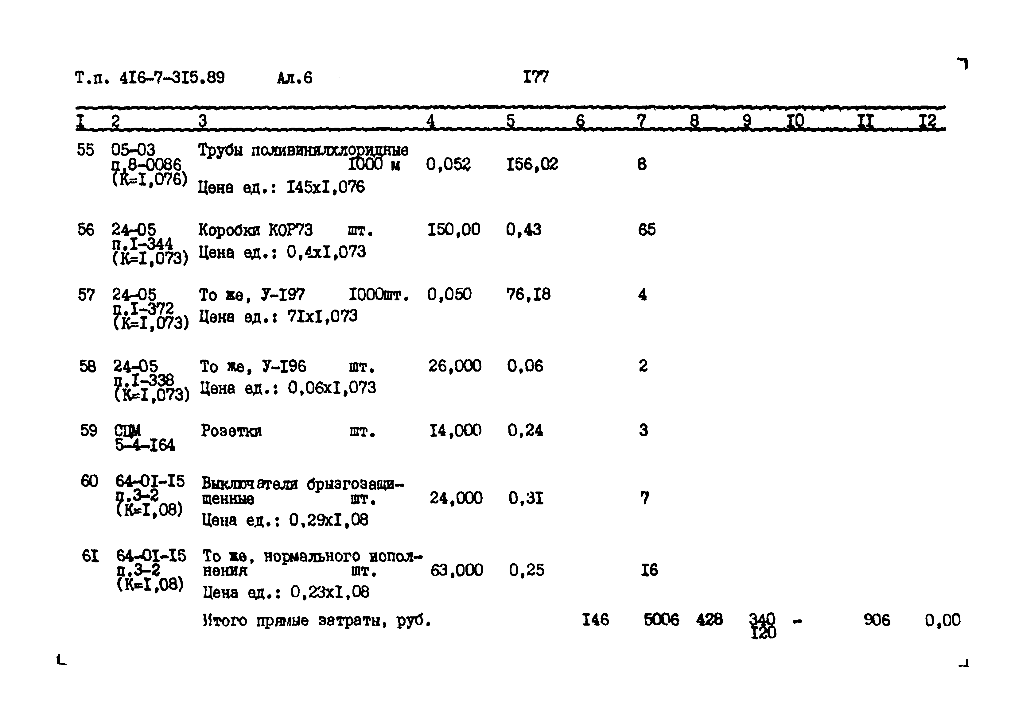 Типовой проект 416-7-315.89