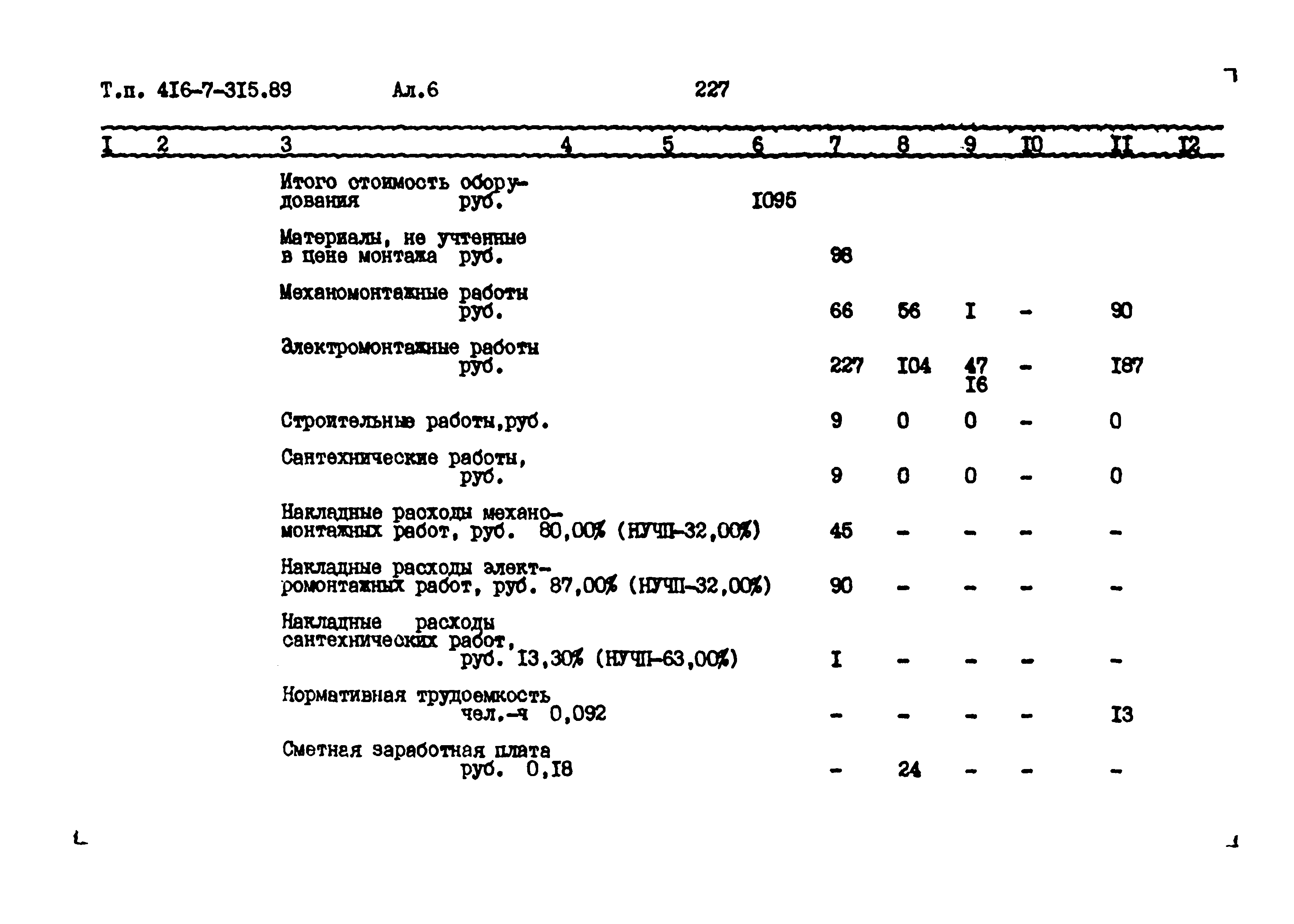 Типовой проект 416-7-315.89