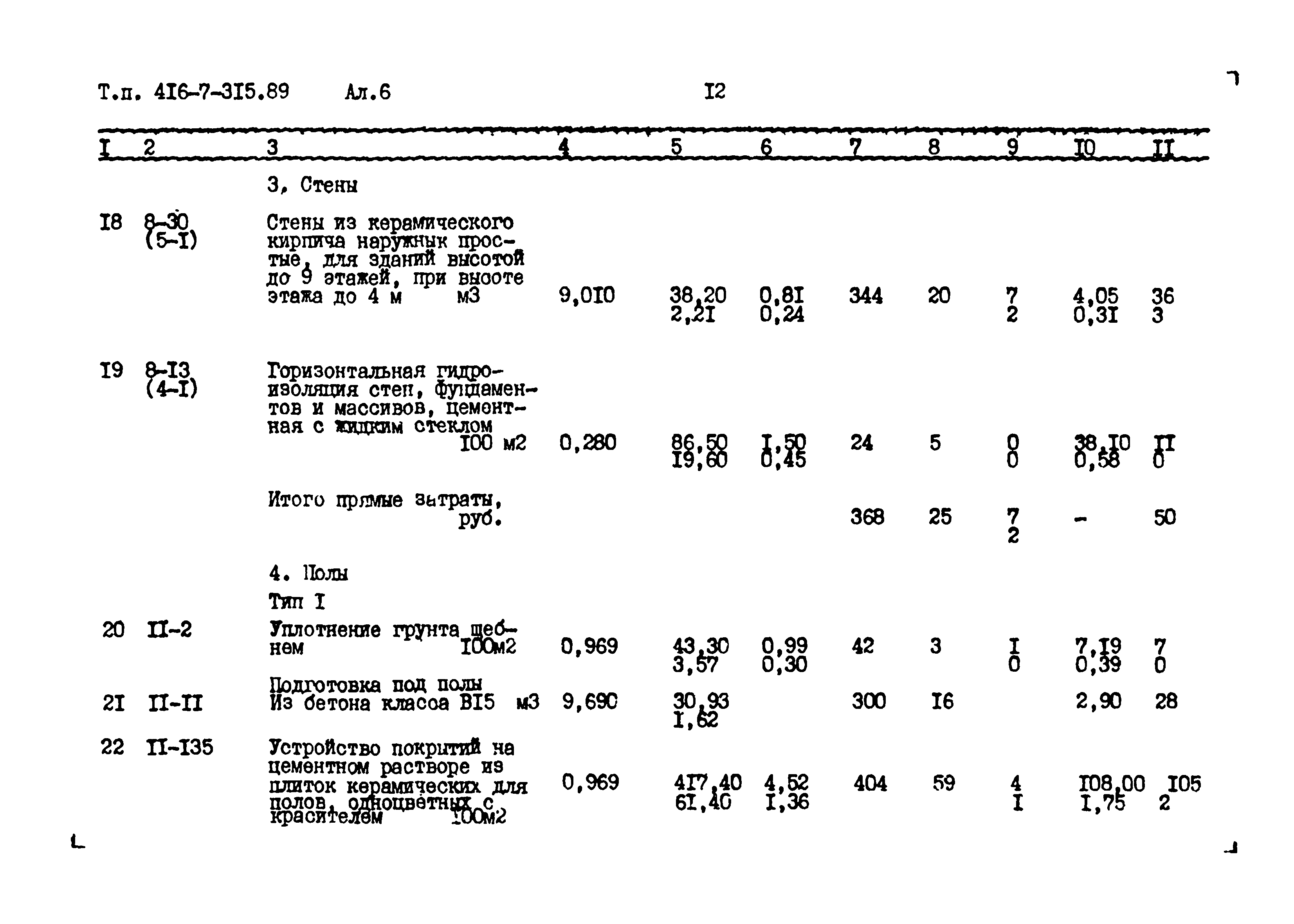 Типовой проект 416-7-315.89