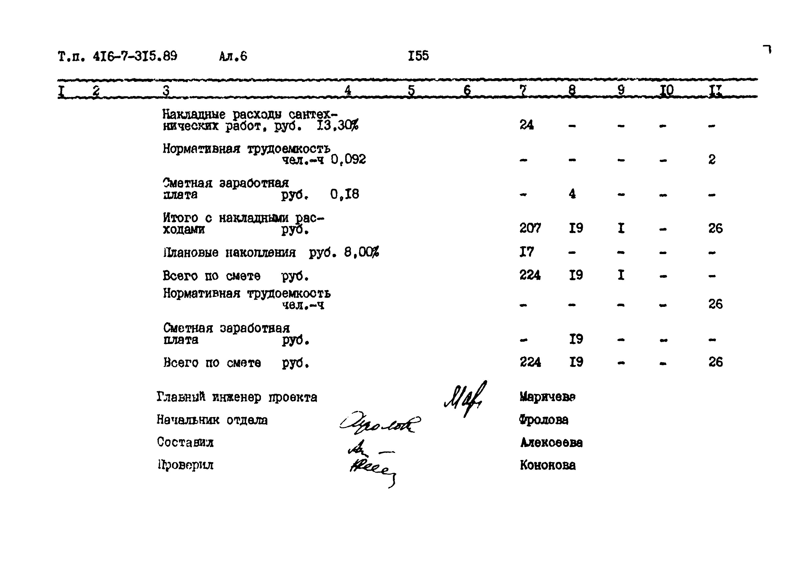 Типовой проект 416-7-315.89