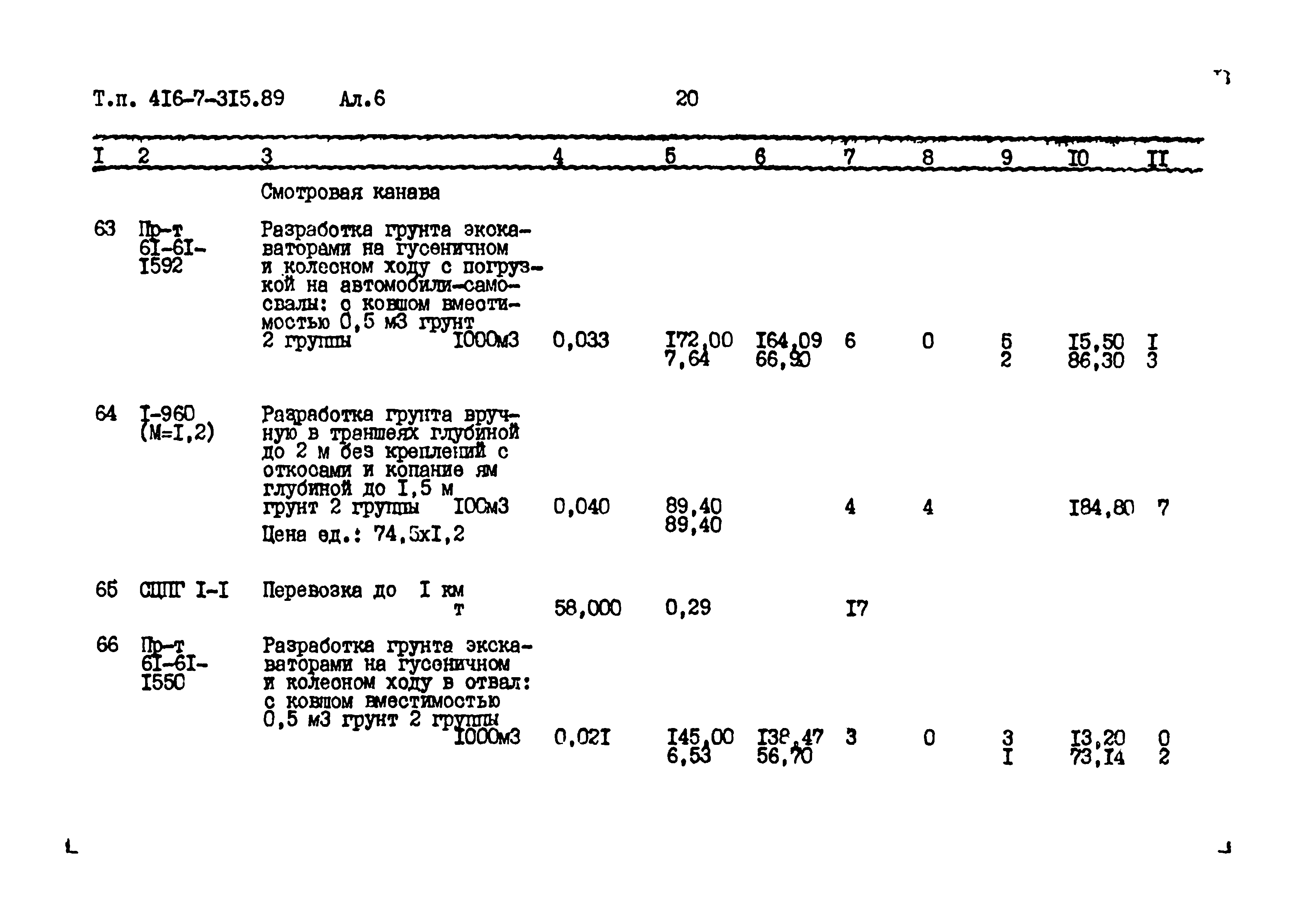 Типовой проект 416-7-315.89