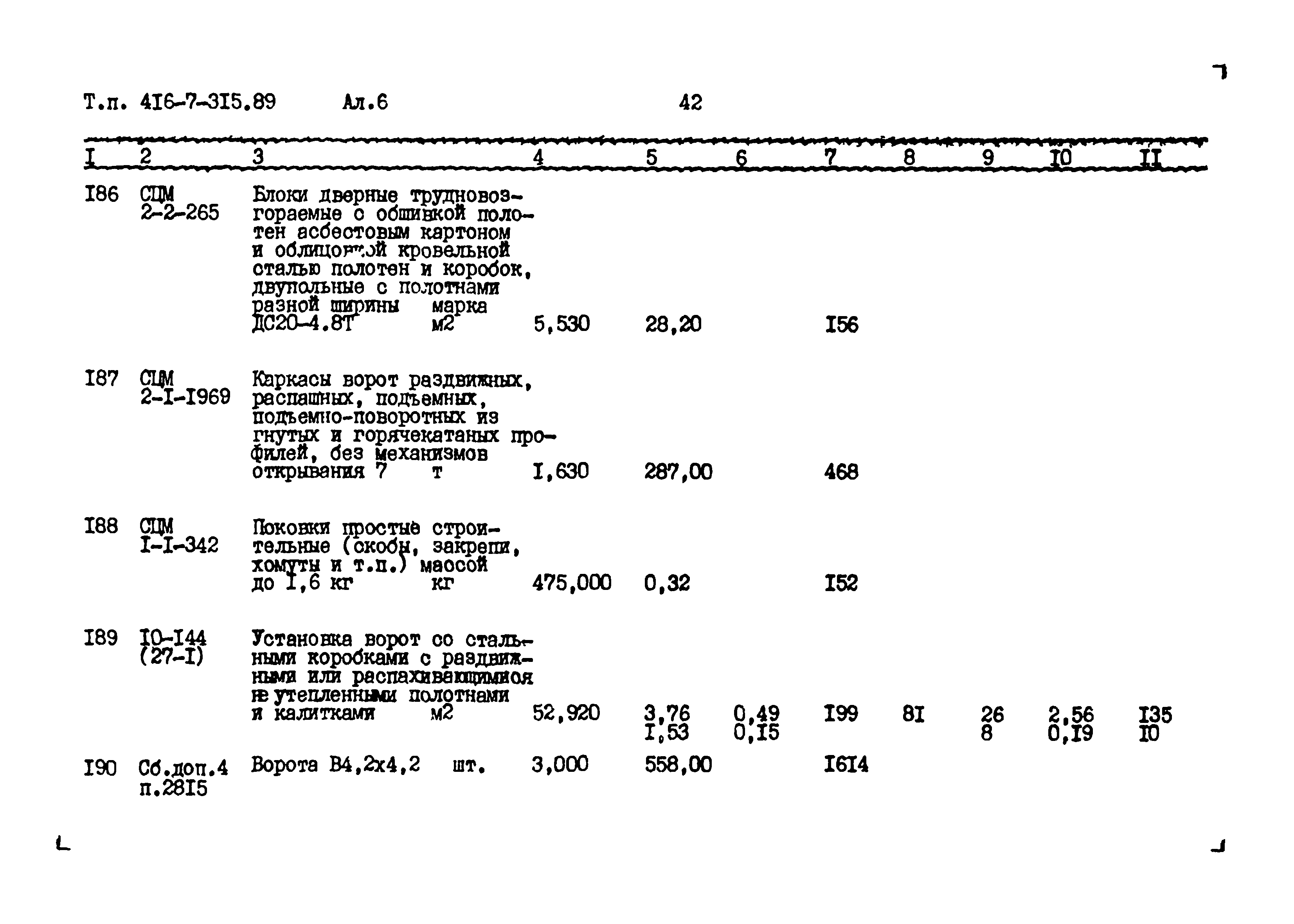 Типовой проект 416-7-315.89