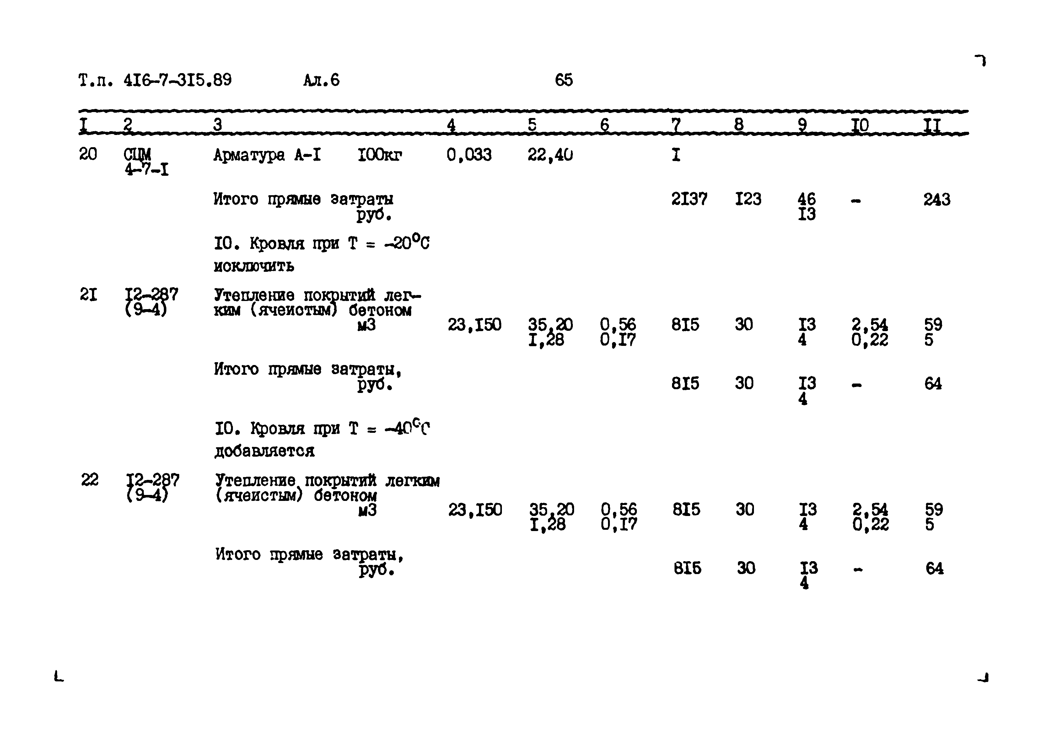 Типовой проект 416-7-315.89