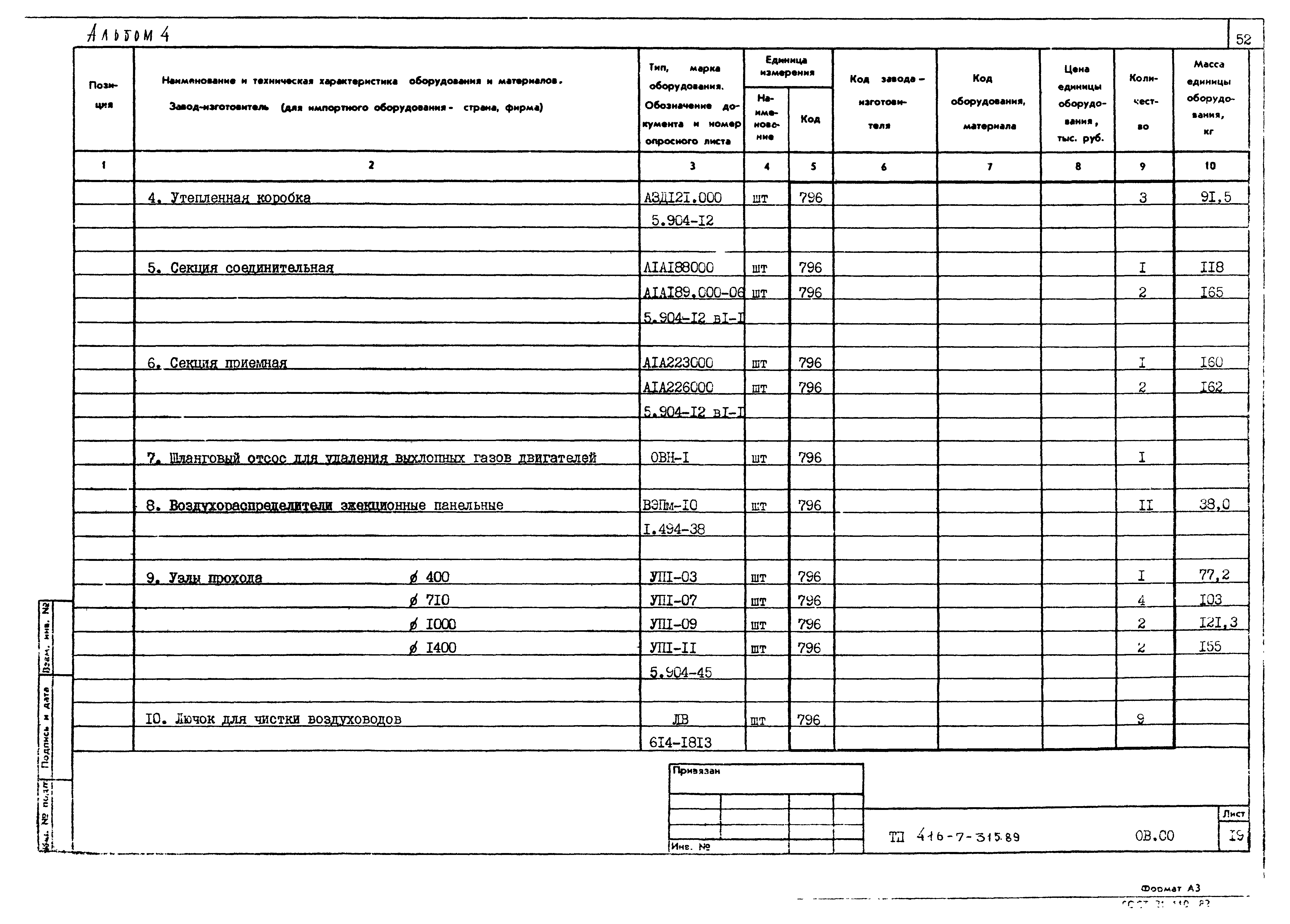 Типовой проект 416-7-315.89