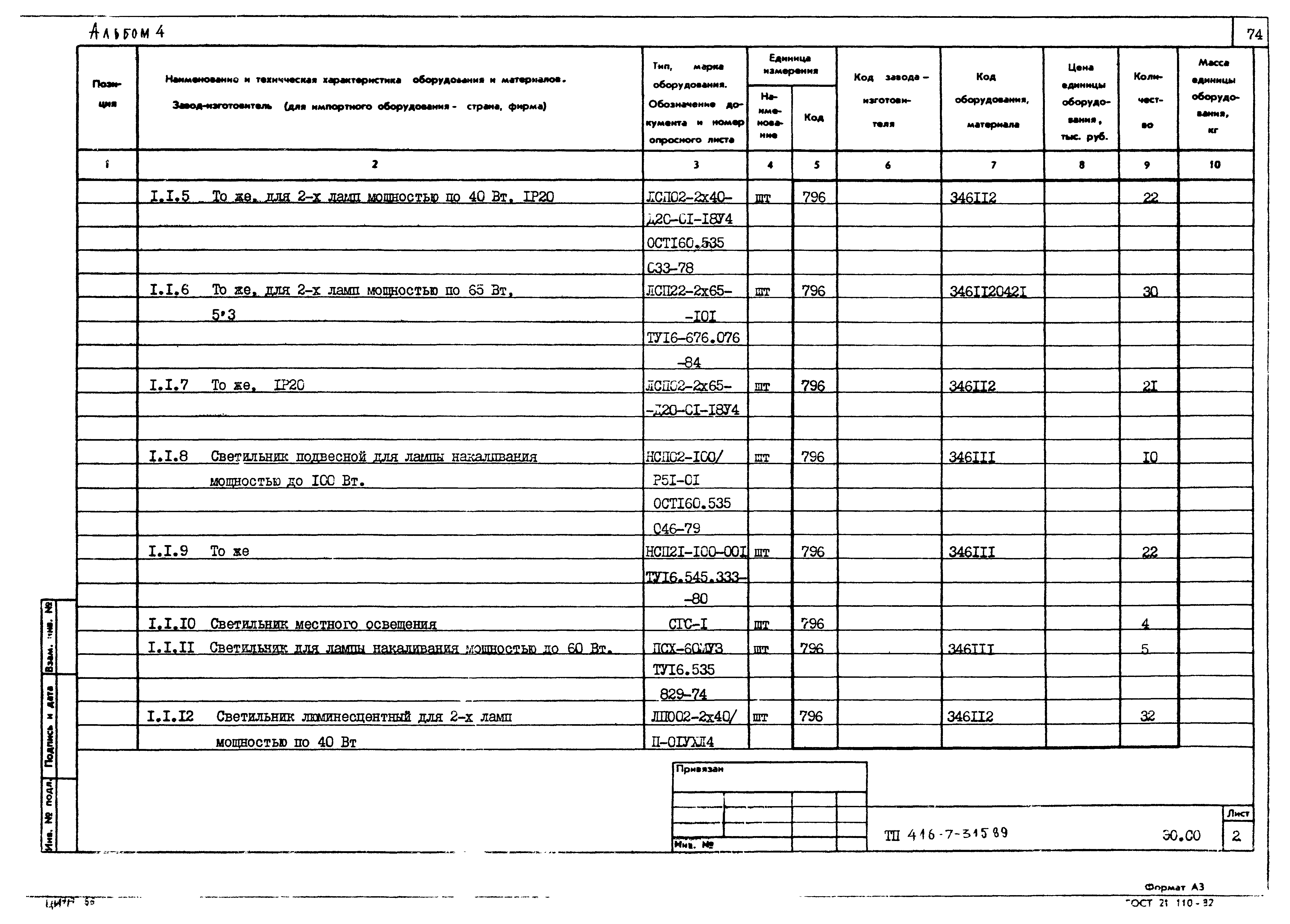 Типовой проект 416-7-315.89