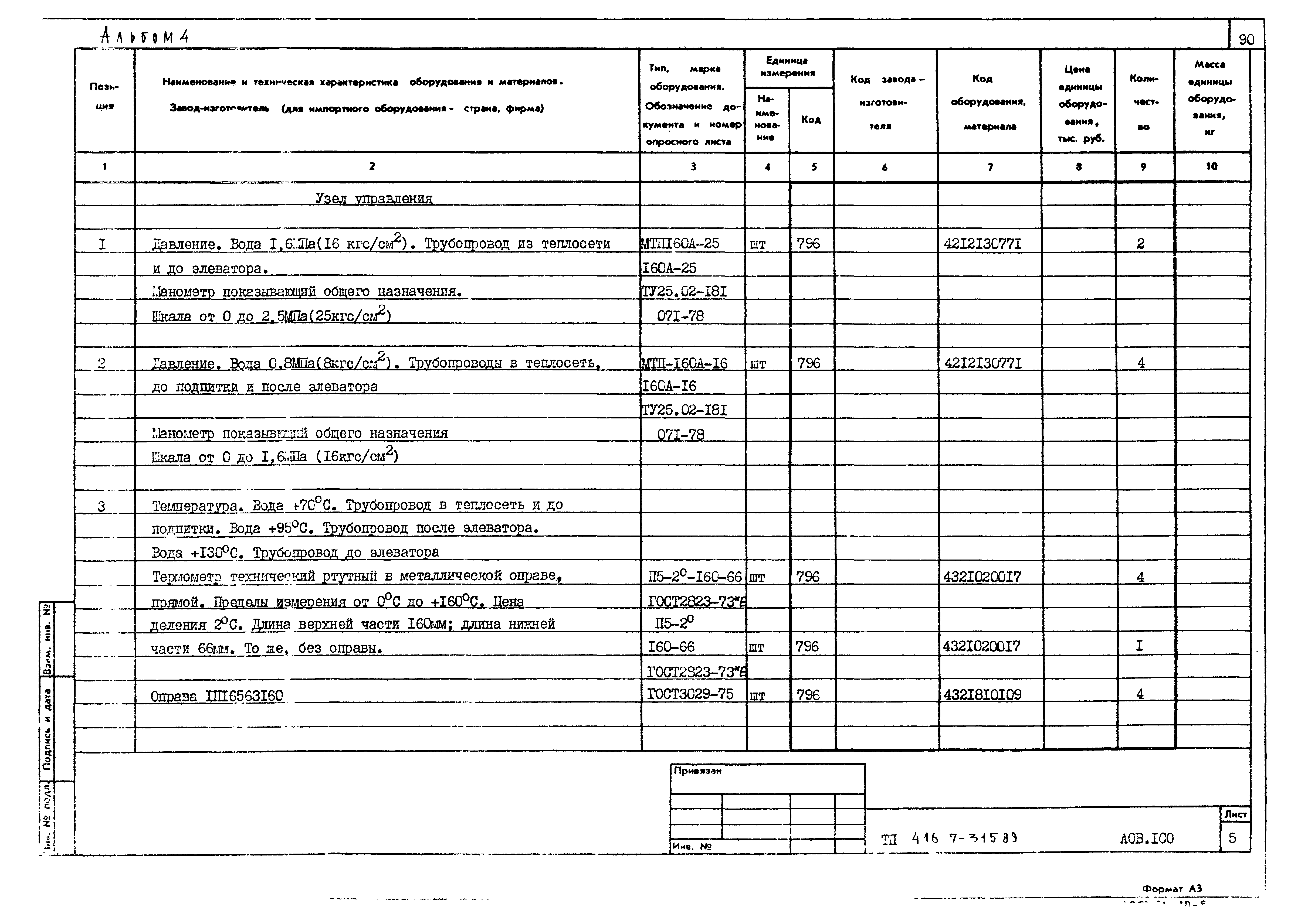 Типовой проект 416-7-315.89