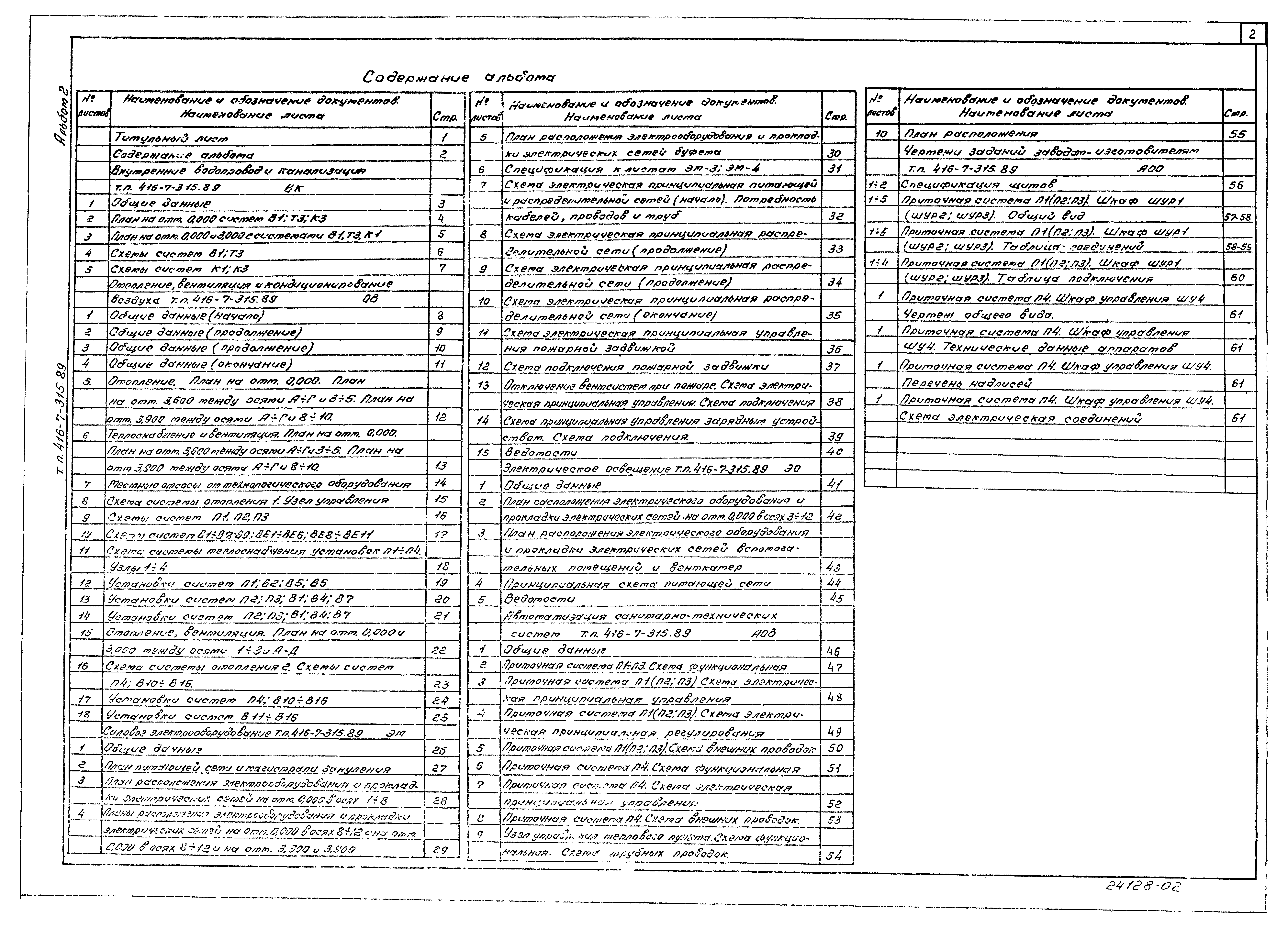 Типовой проект 416-7-315.89