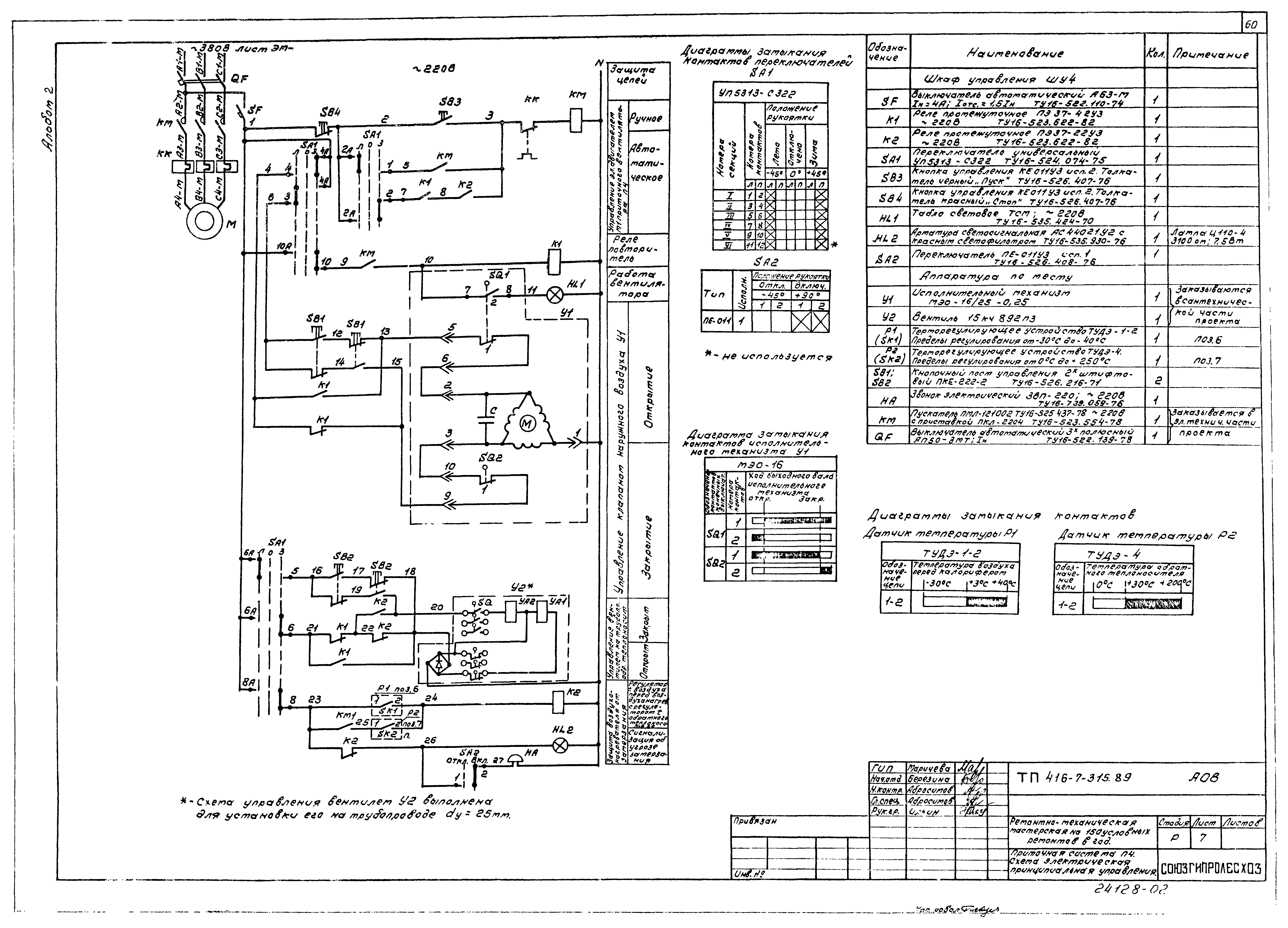 Типовой проект 416-7-315.89