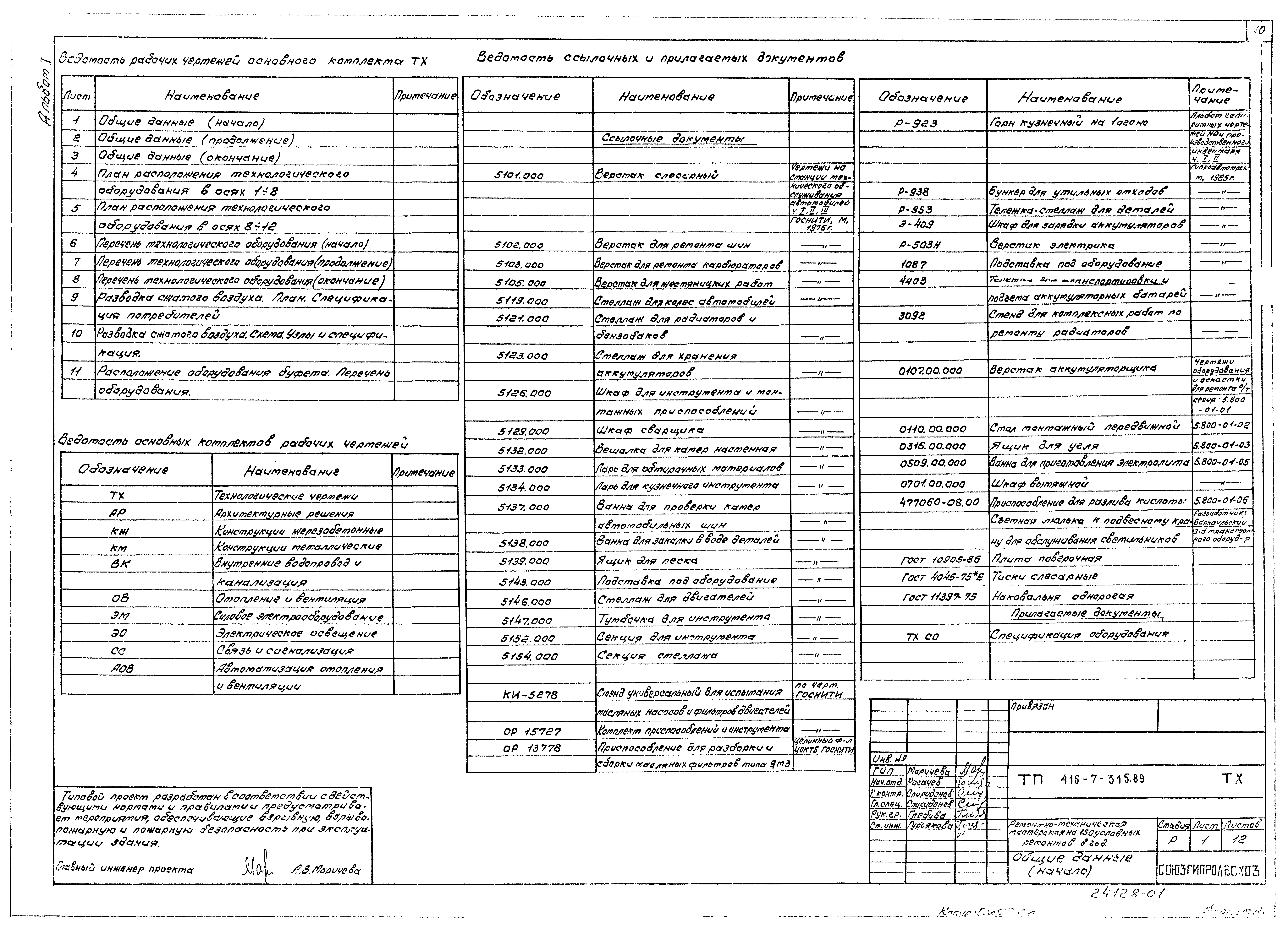 Типовой проект 416-7-315.89