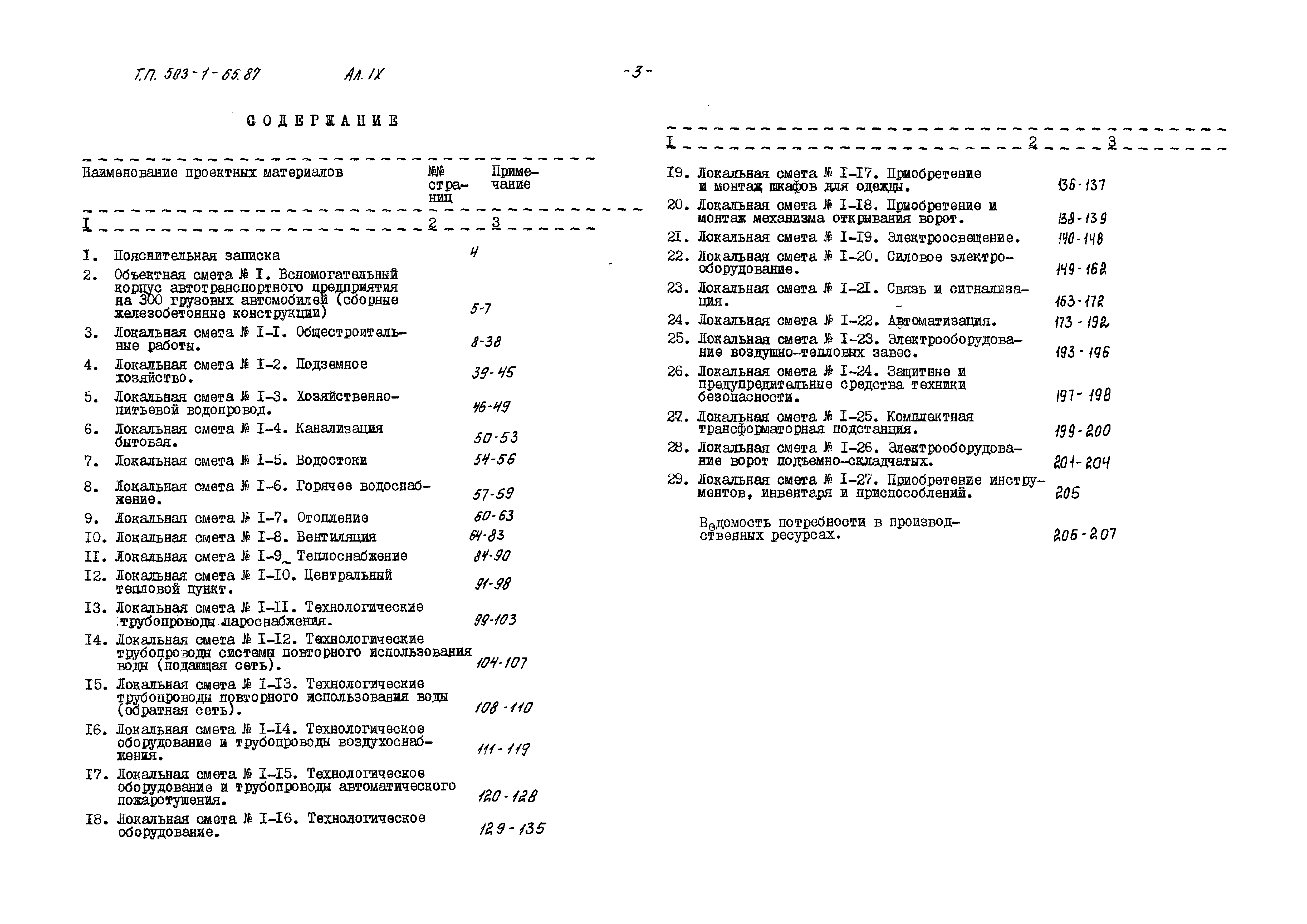 Типовой проект 503-1-65.87