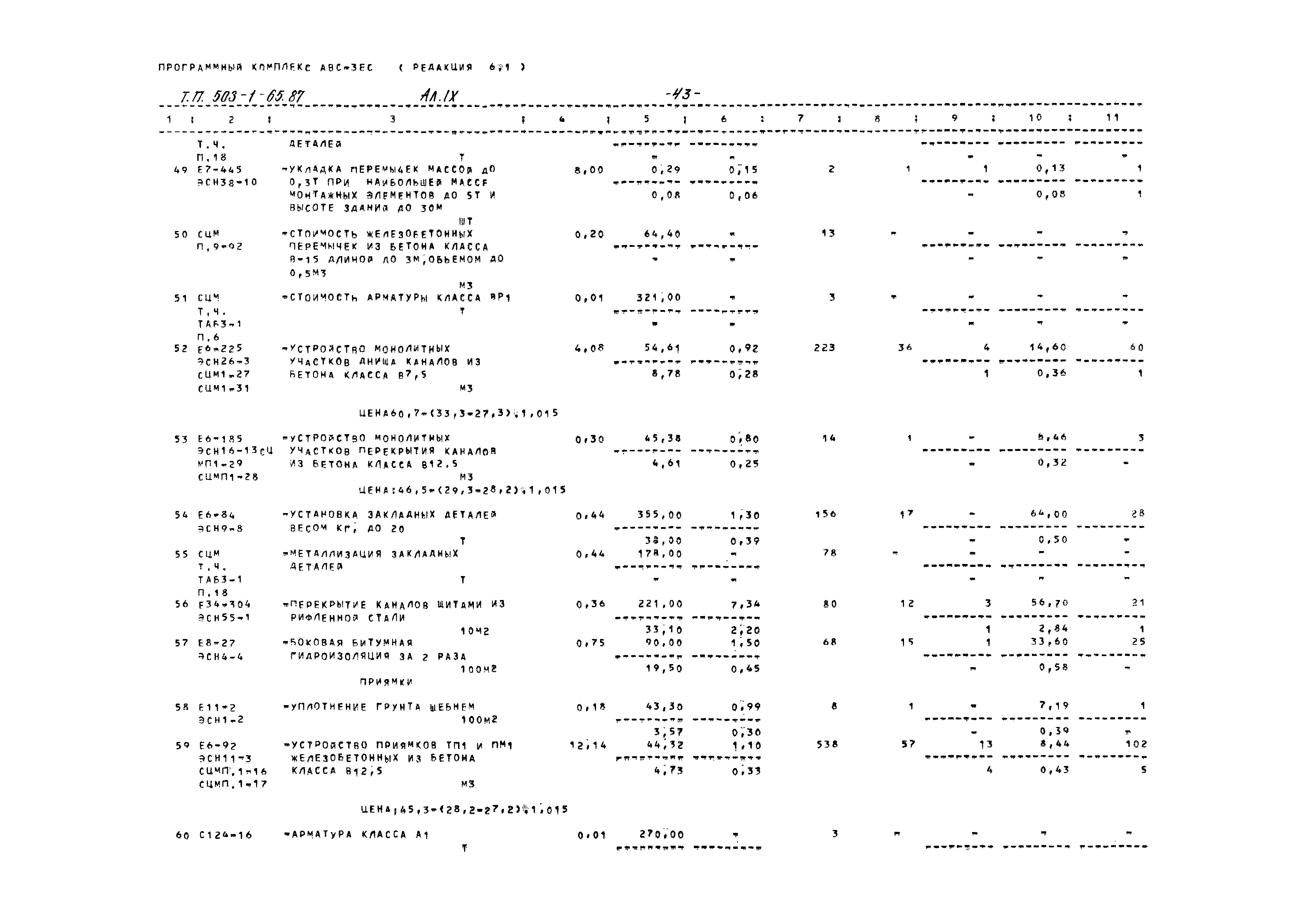 Типовой проект 503-1-65.87
